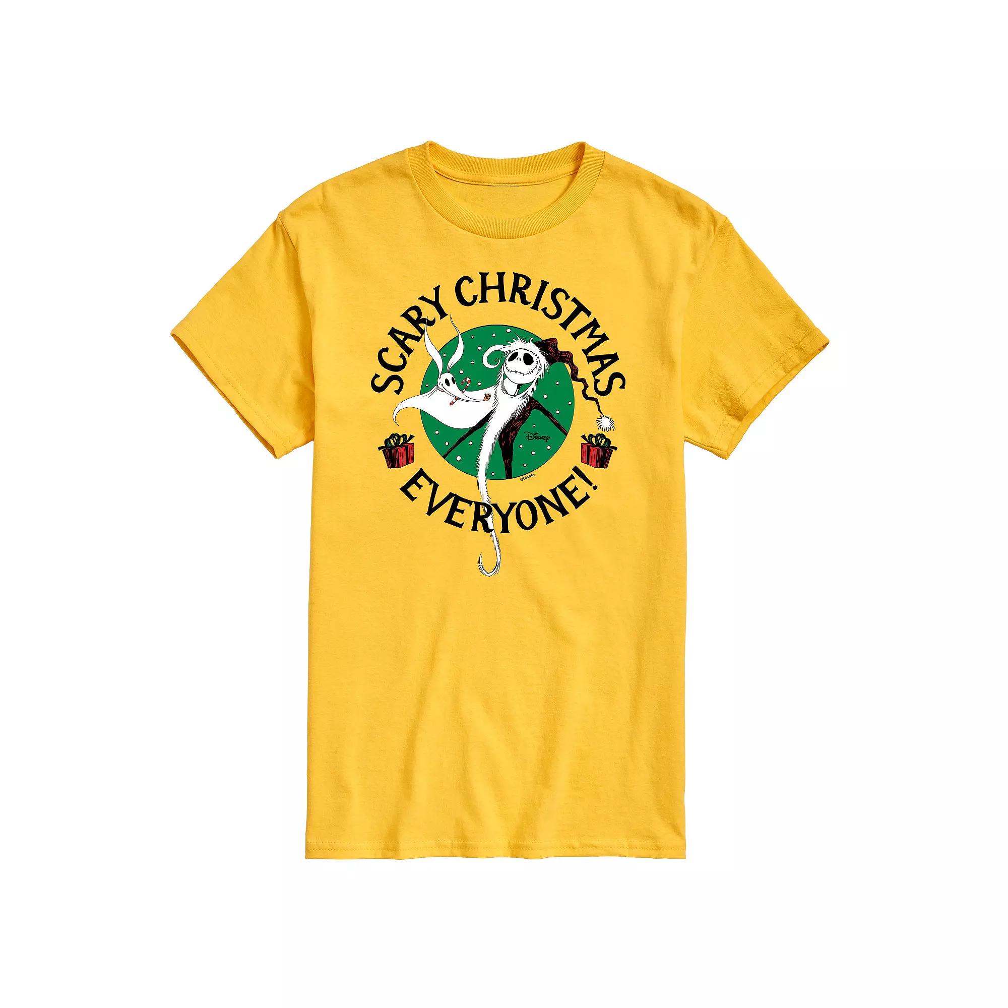Disney's The Nightmare Before Christmas Men's Scary Christmas Men's Everyone Graphic Tee,  Product Image