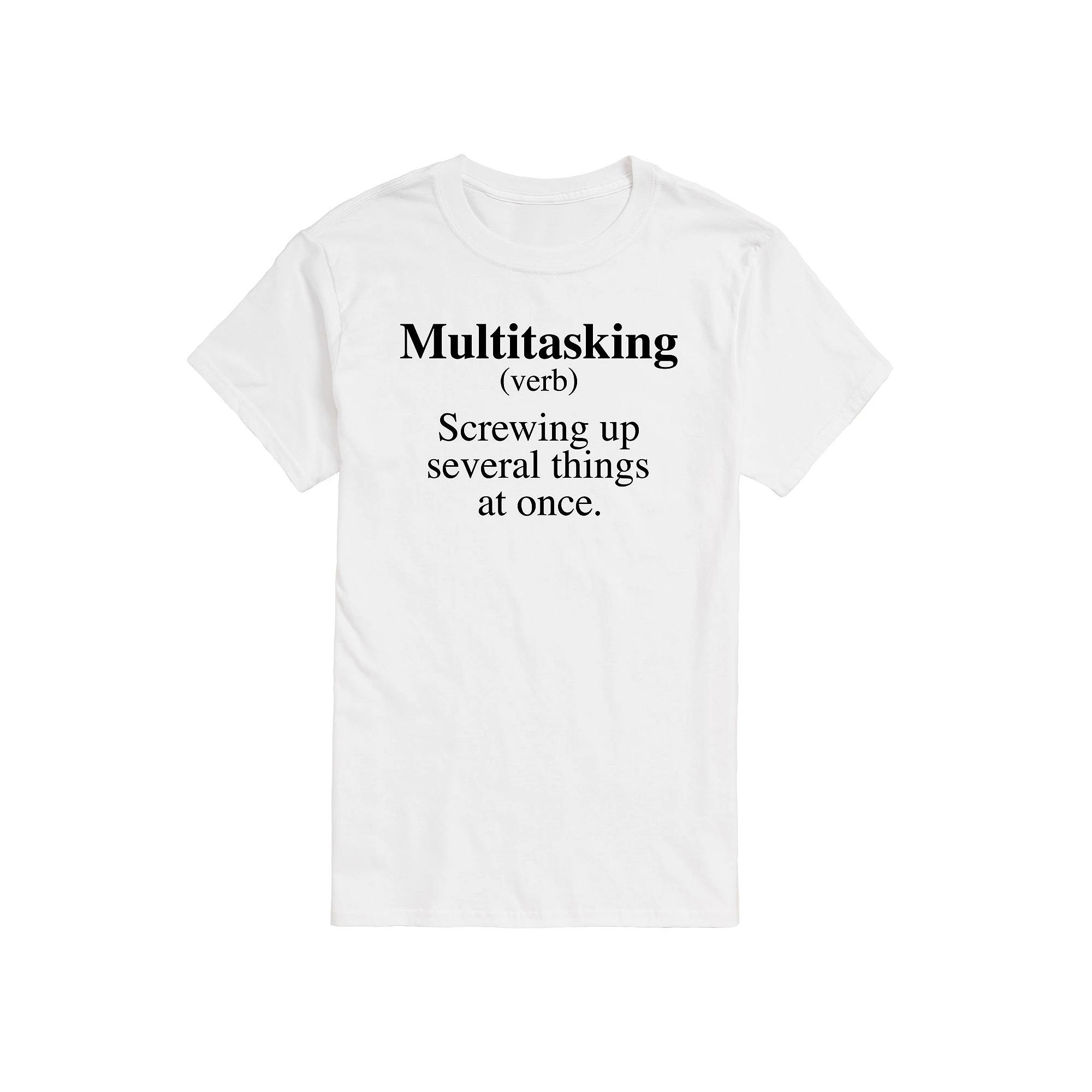 Big & Tall Multitasking Definition Graphic Tee, Men's,  Product Image