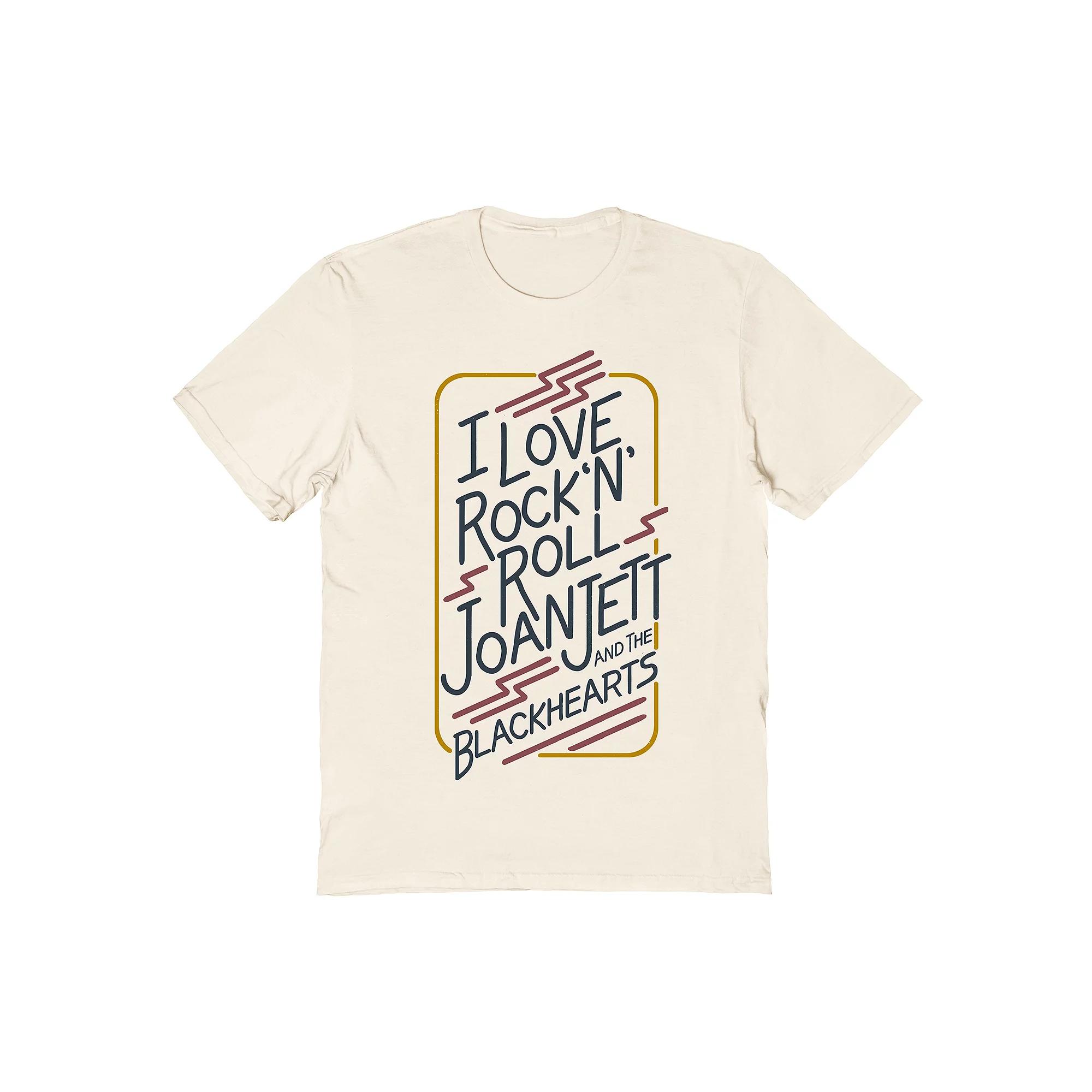 Men's Joan Jett & The Black Hearts I Love Rock N Roll Tee, Size: XL, Natural Product Image