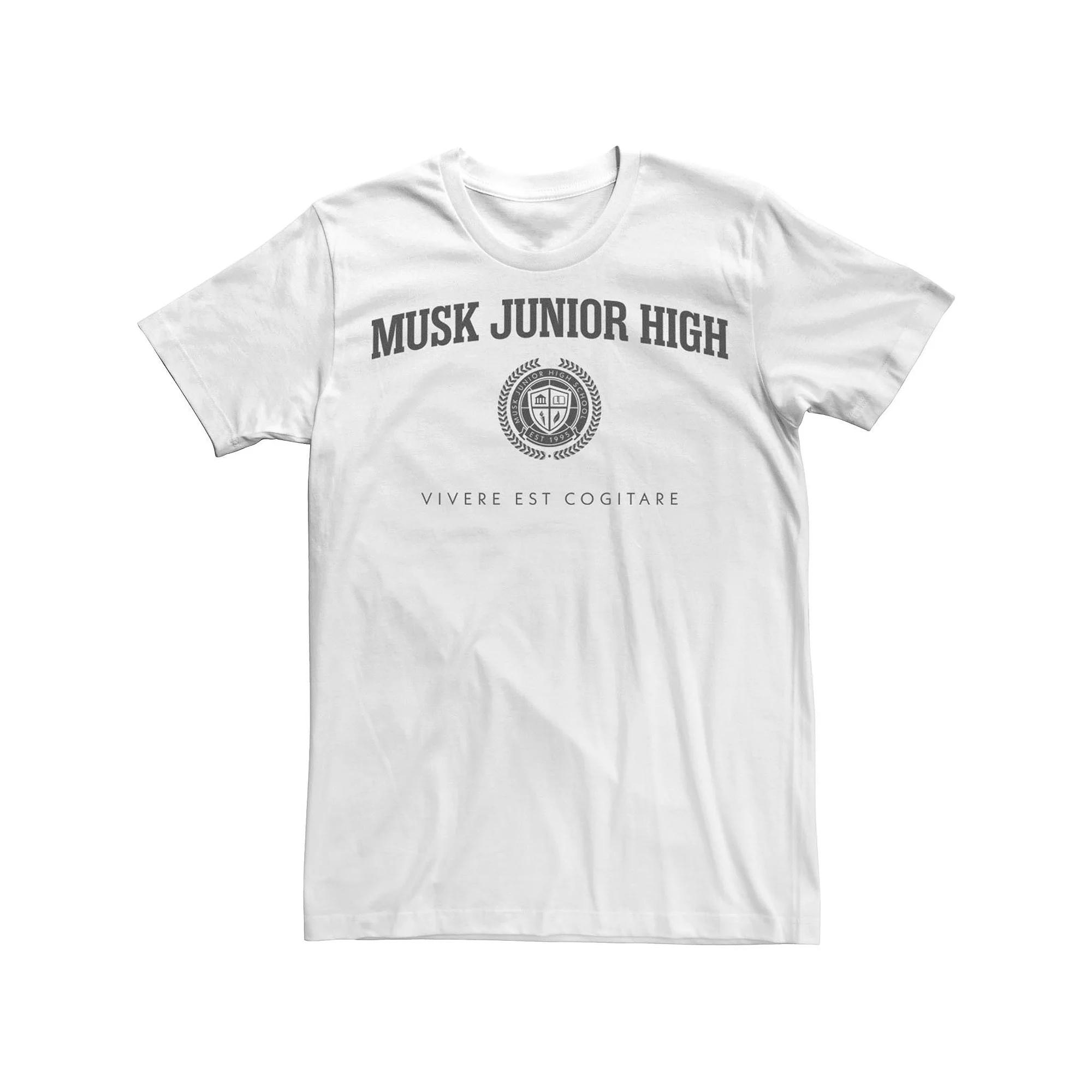 Men's Star Trek Discovery Musk Junior High Badge White Logo Tee, Size: Medium Product Image