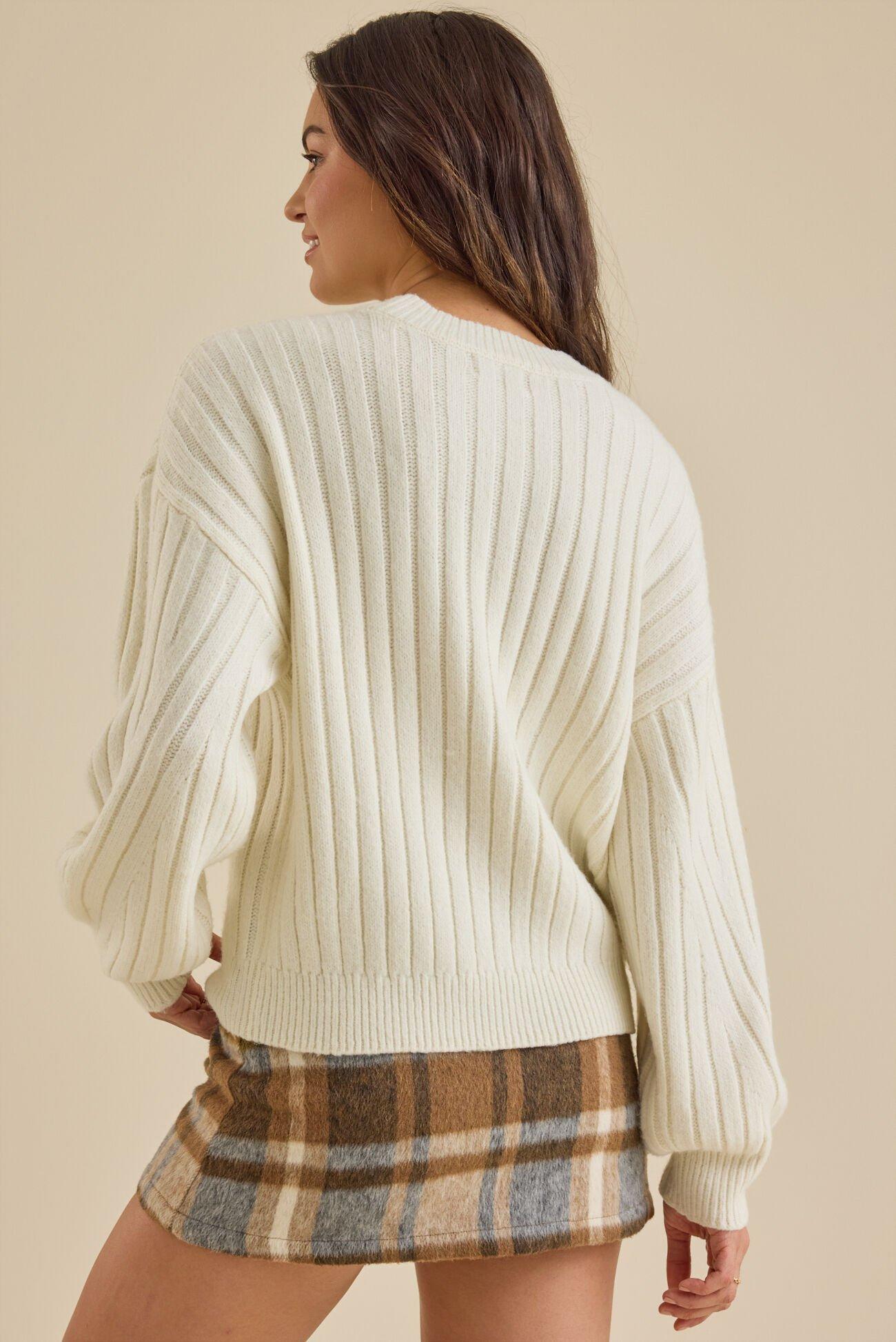 Jessica Ribbed Sweater Product Image
