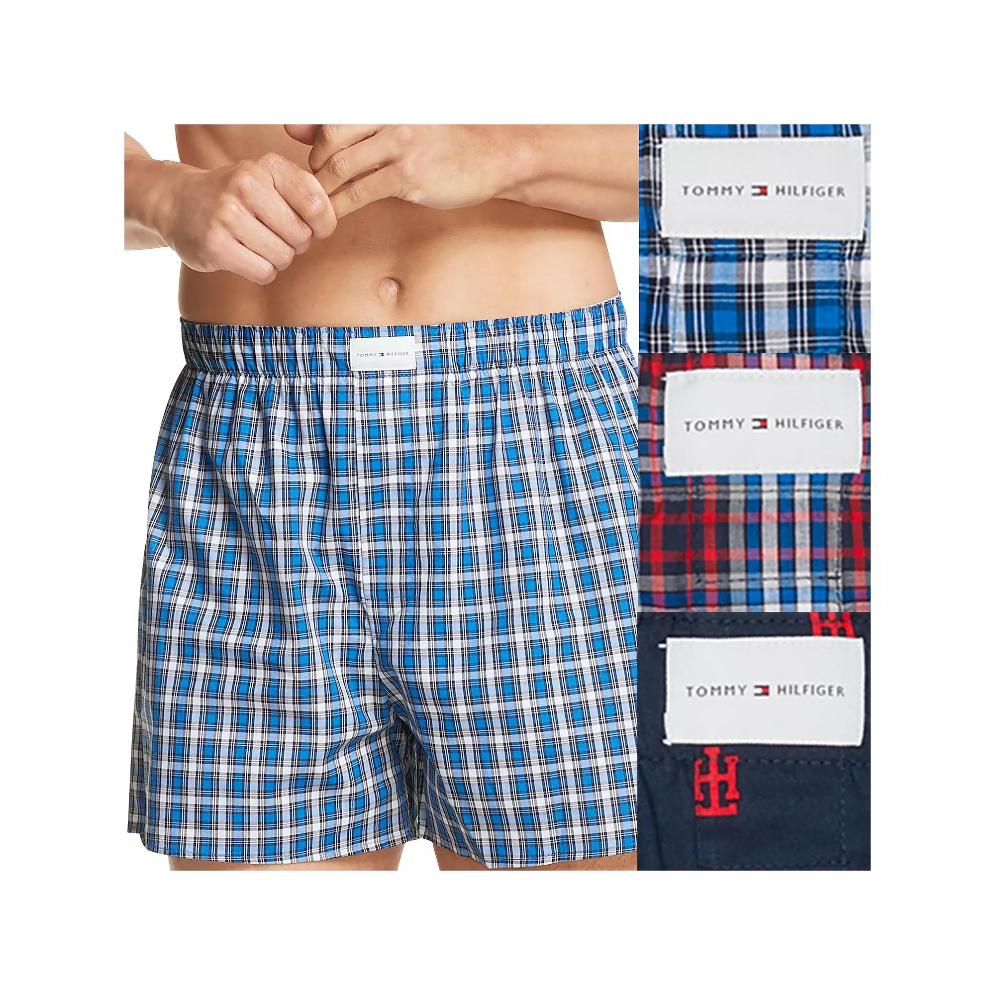 Men's Tommy Hilfiger 3-pack Cotton Classics Woven Boxers,  Product Image
