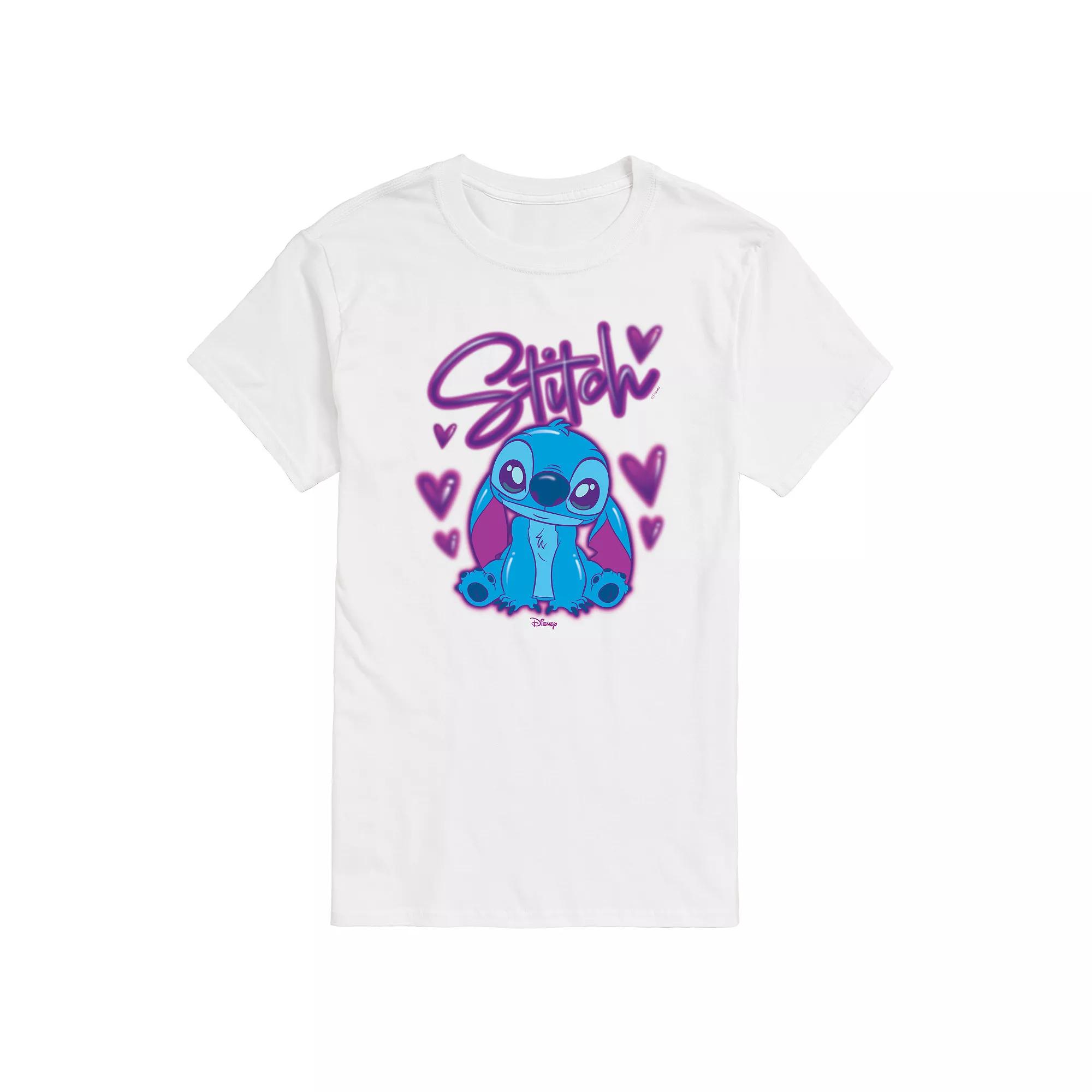 Disney's Lilo & Stitch Big & Tall Airbrush Stitch Graphic Tee, Men's,  Product Image