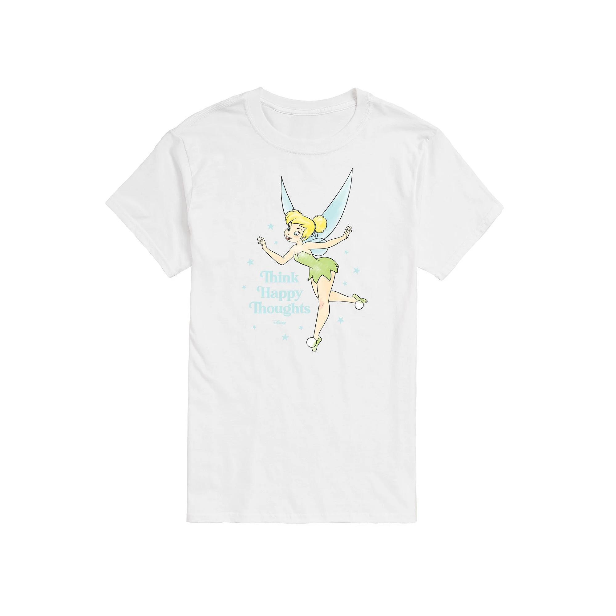 Disney's Tinker Bell Big & Tall Happy Thoughts Graphic Tee, Men's,  Product Image