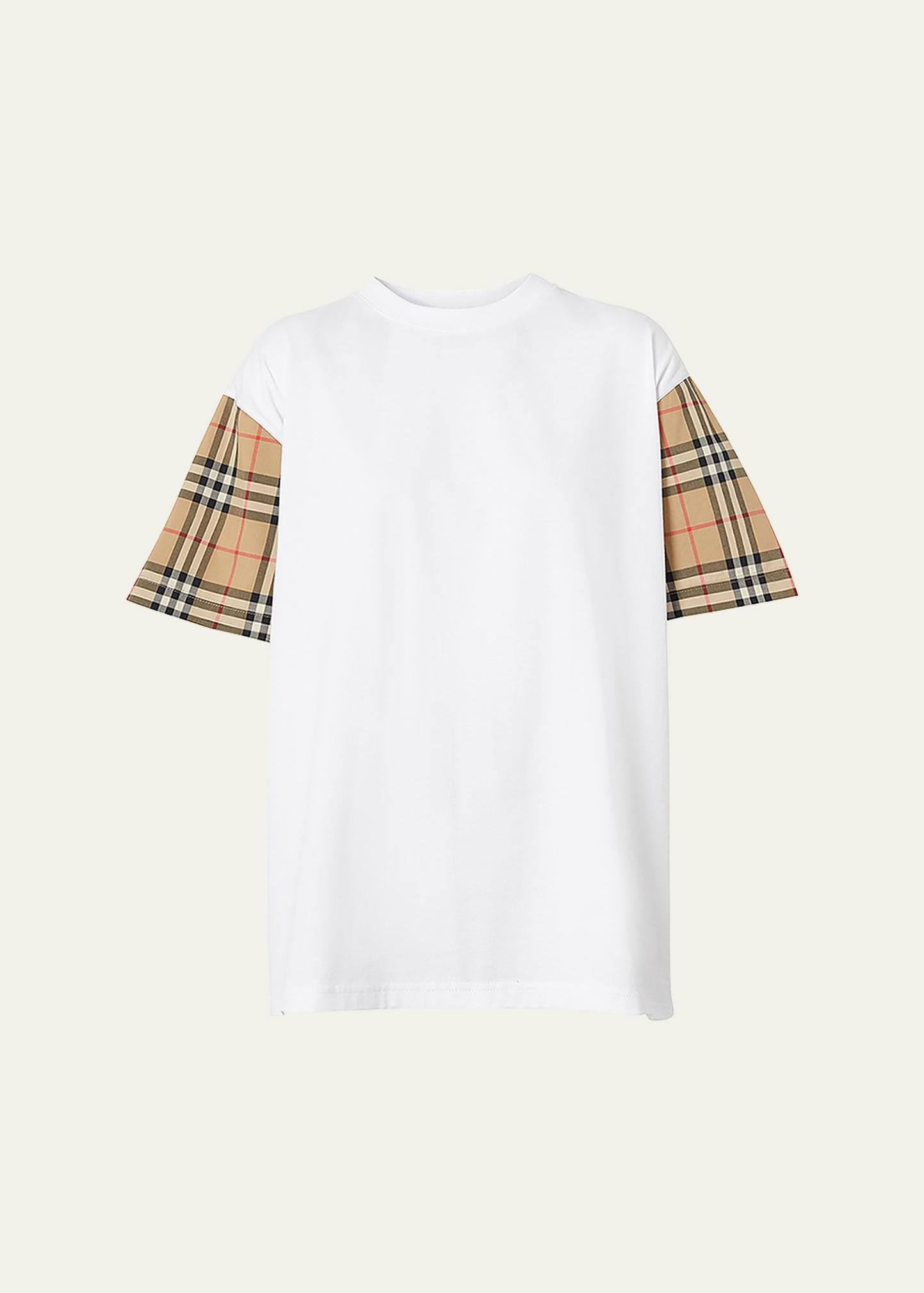 Oversized Vintage Check T-Shirt Product Image