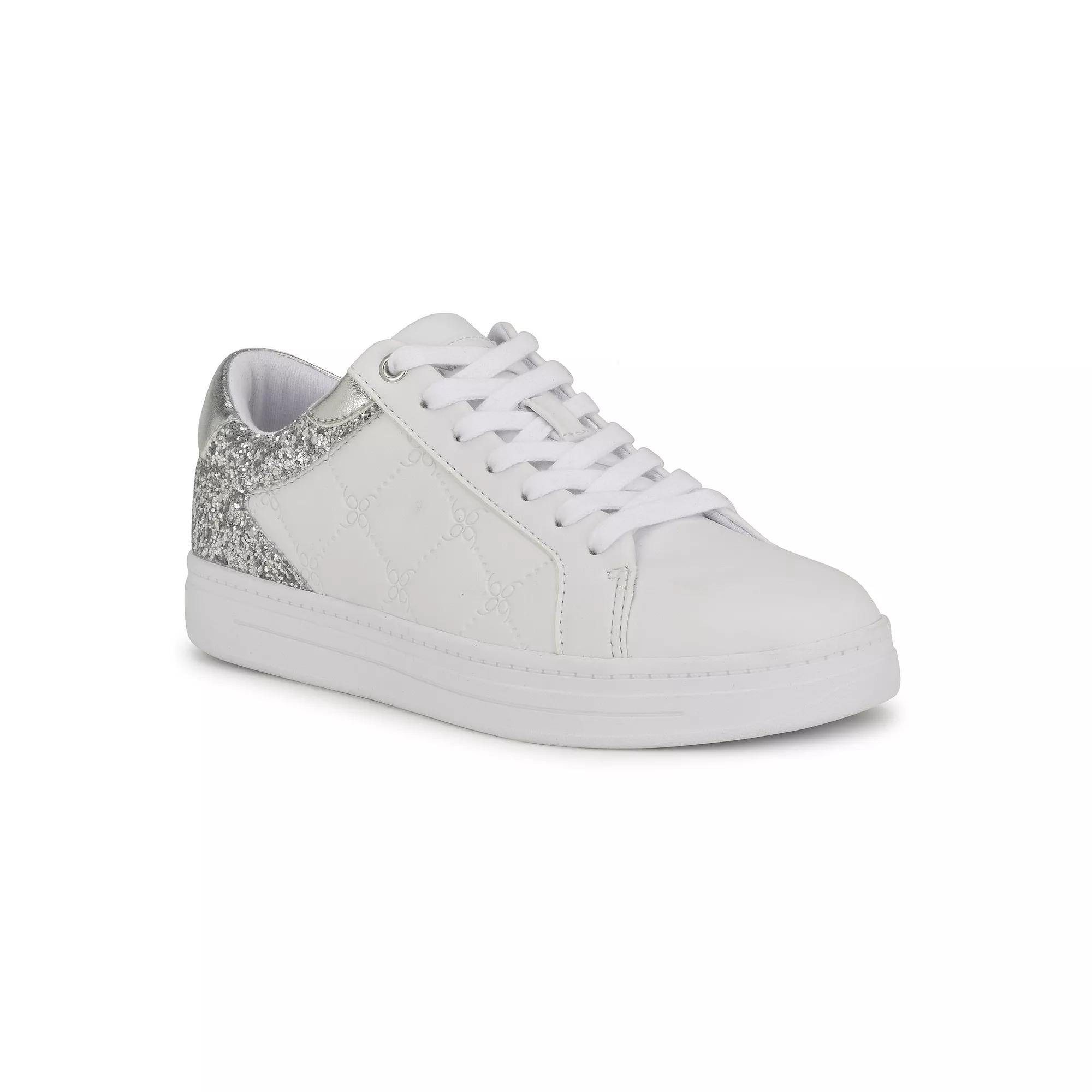 Nine West Paulete Women's Platform Sneakers, Size: 5.5, White Silver Team Product Image