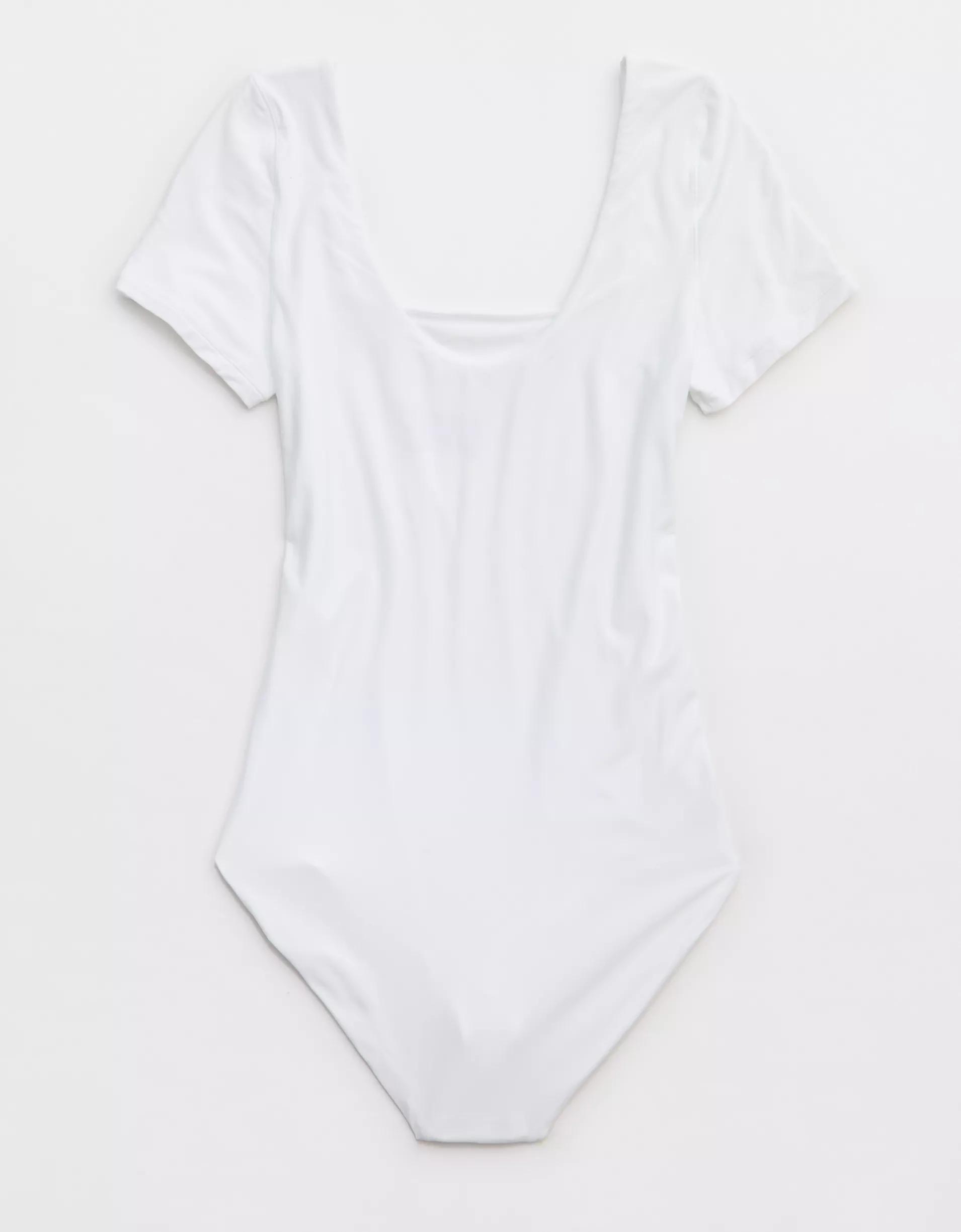 SMOOTHEZ Short Sleeve Square Neck Bodysuit  Product Image