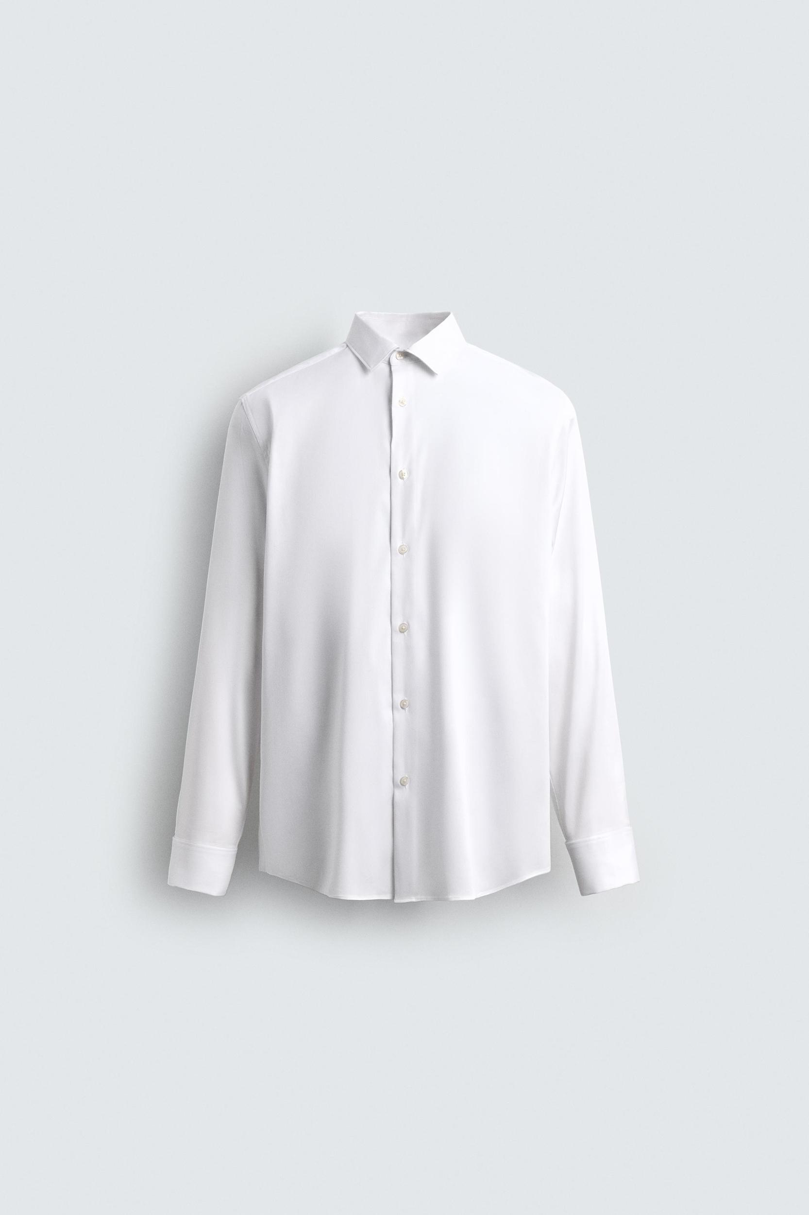 SLIM FIT FRENCH CUFF SHIRT Product Image