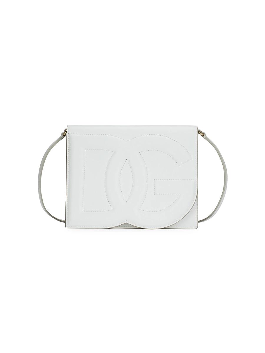 DG Logo Flap Leather Shoulder Bag Product Image