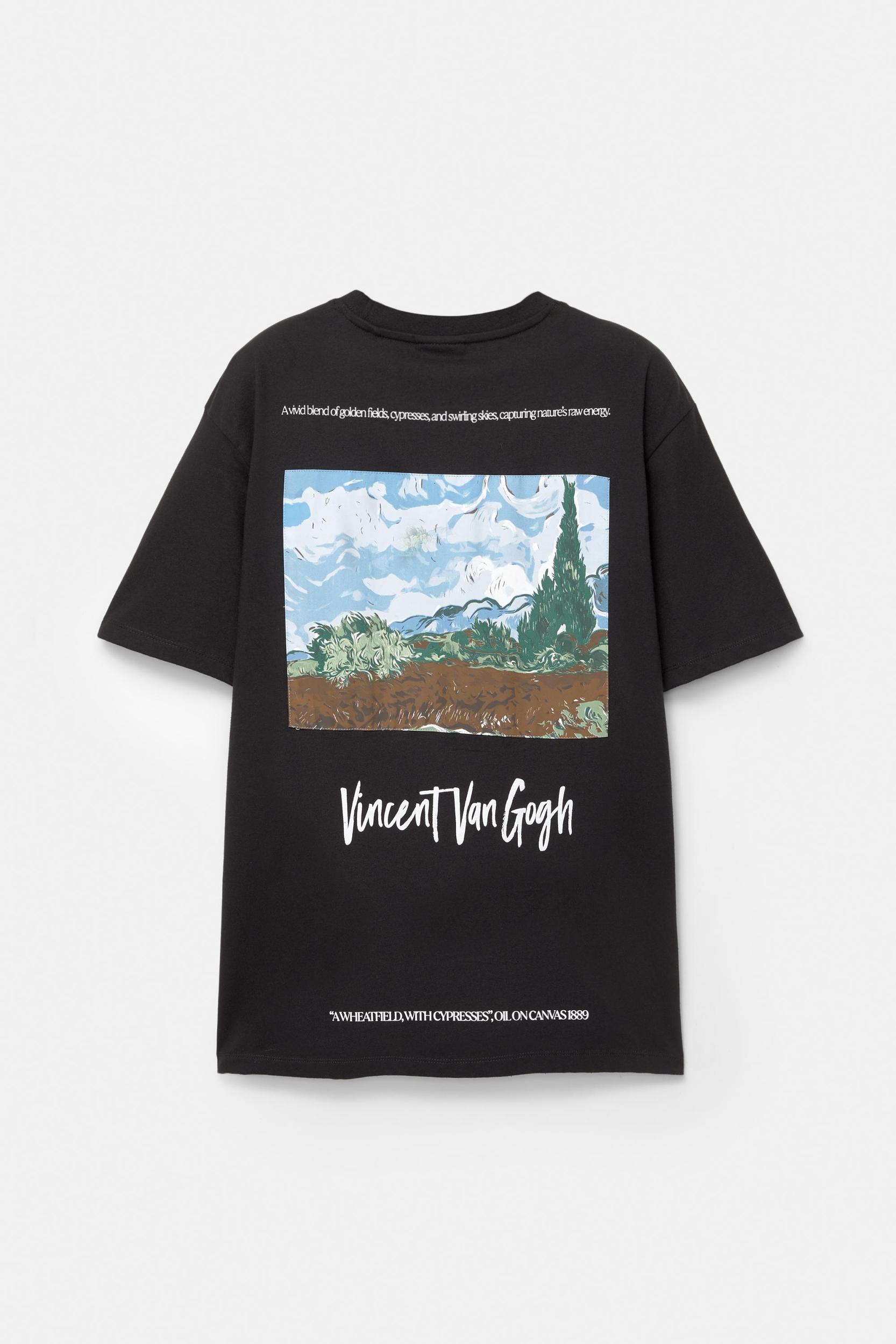 Van Gogh “A Wheatfield with Cypresses” T-shirt Product Image