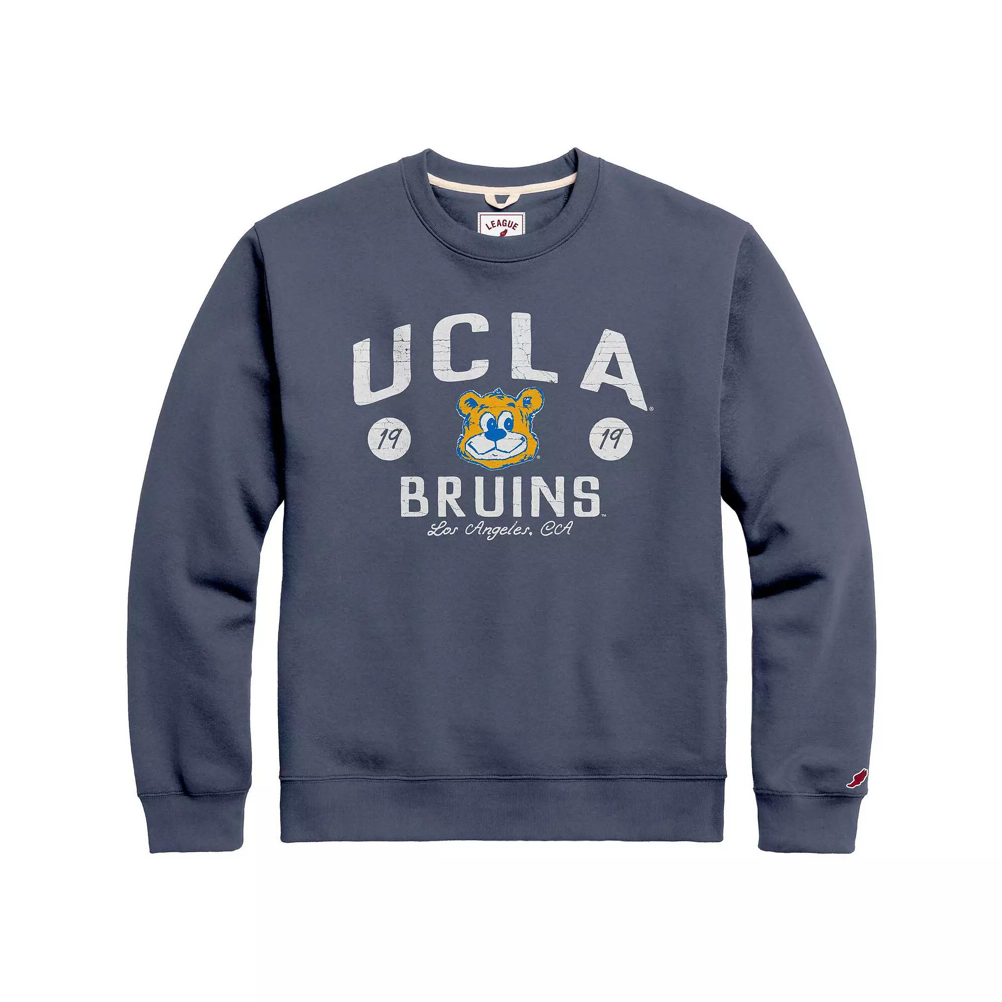 Men's League Collegiate Wear  Navy UCLA Bruins Bendy Arch Essential Pullover Sweatshirt, Size: XL, Blue Product Image