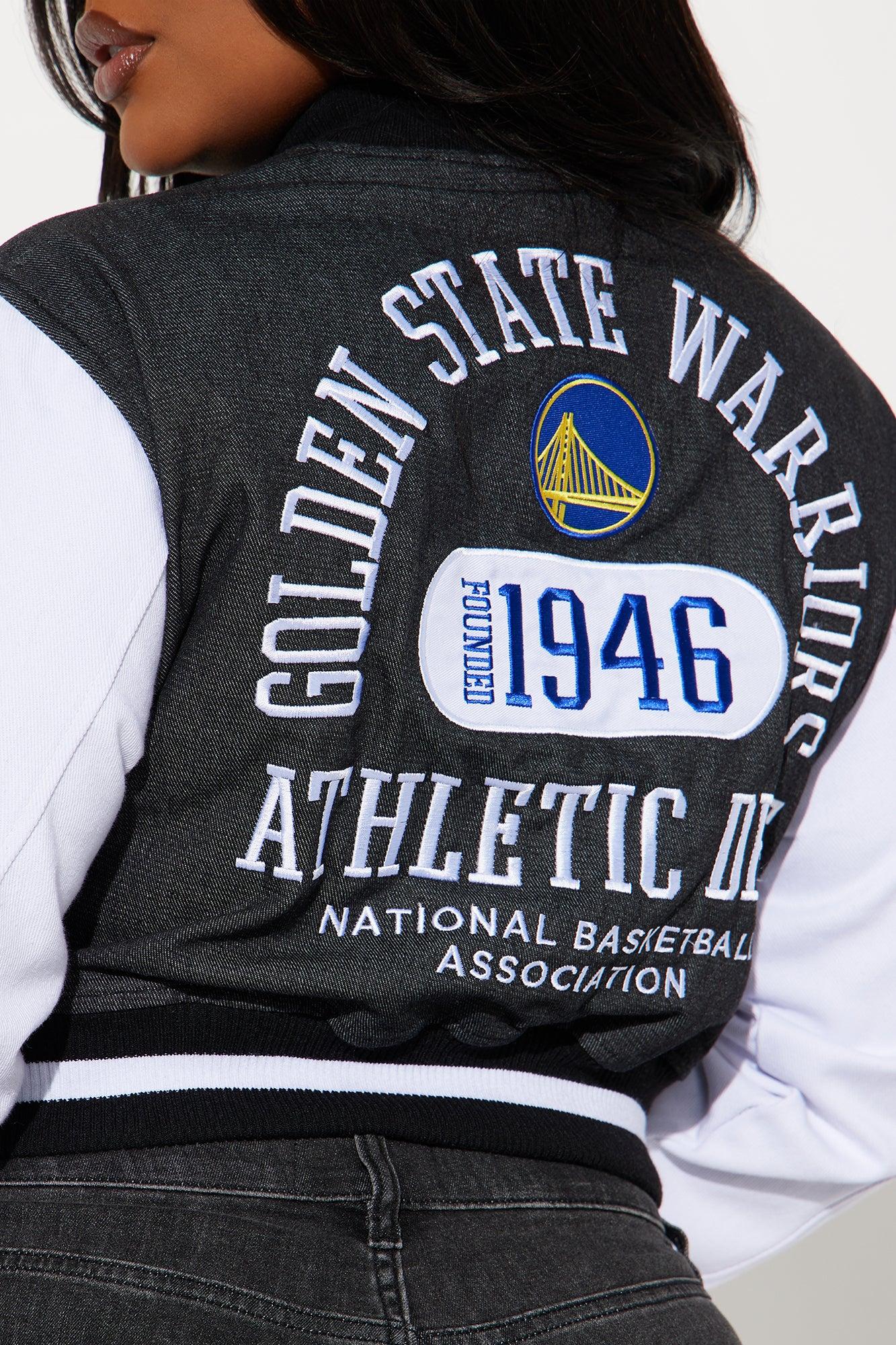 Warriors Home Game Jacket - Black Wash Product Image
