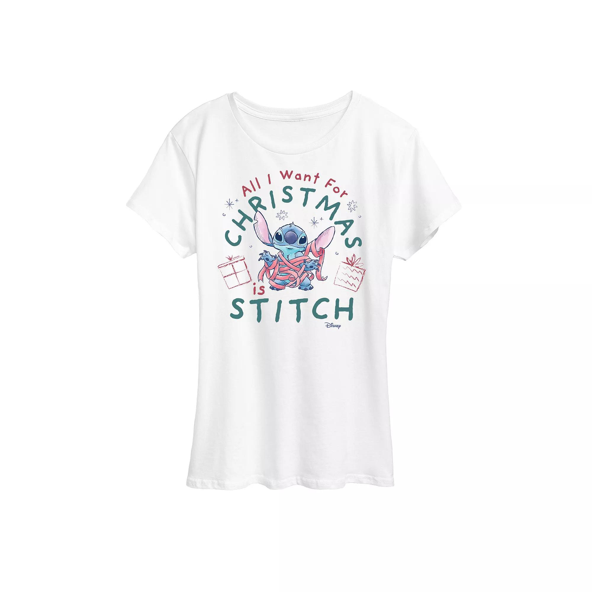 Disney's Lilo and Stitch Women's A Stitch Graphic Tee,  Product Image