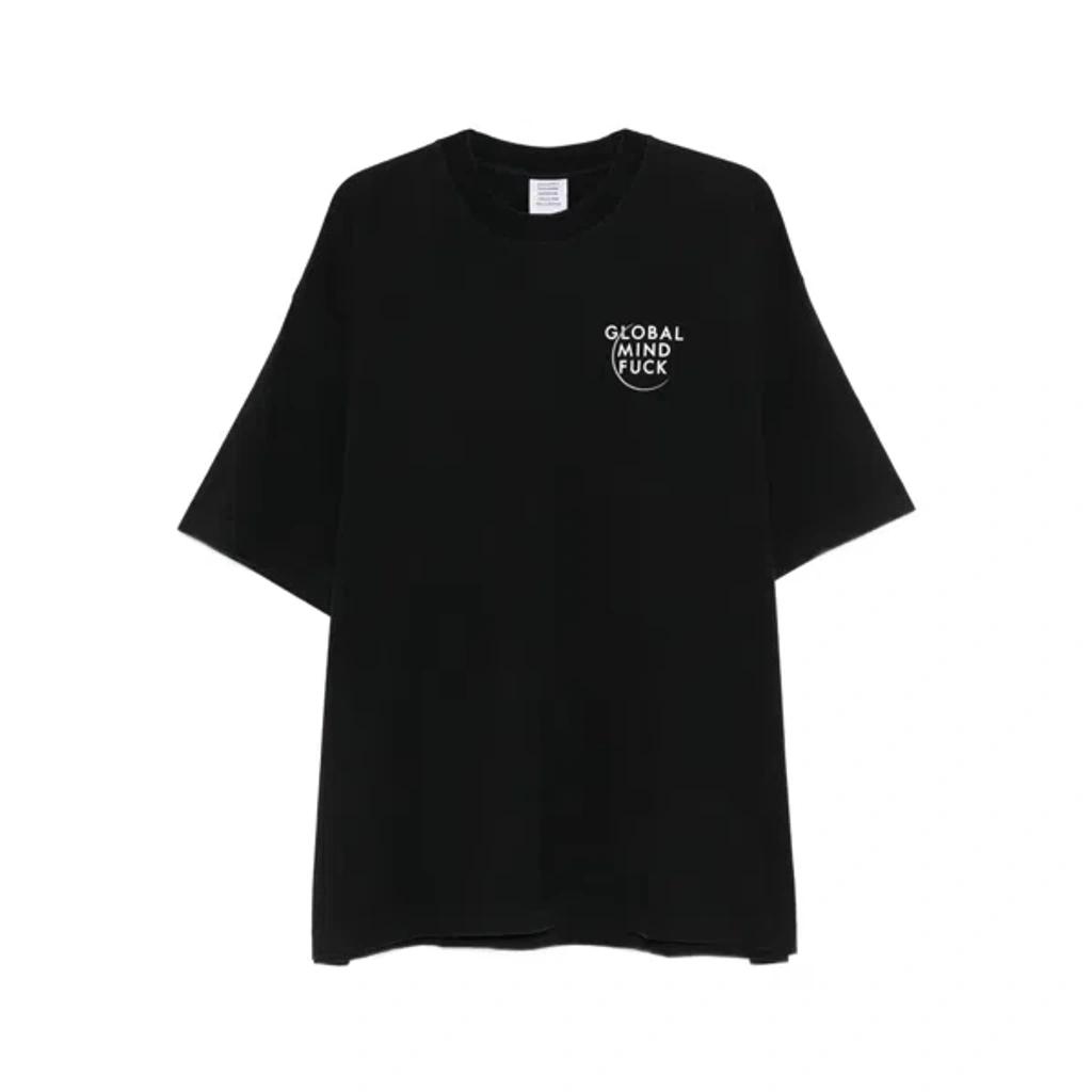 VETEMENTS Printed T-shirt In Black Product Image