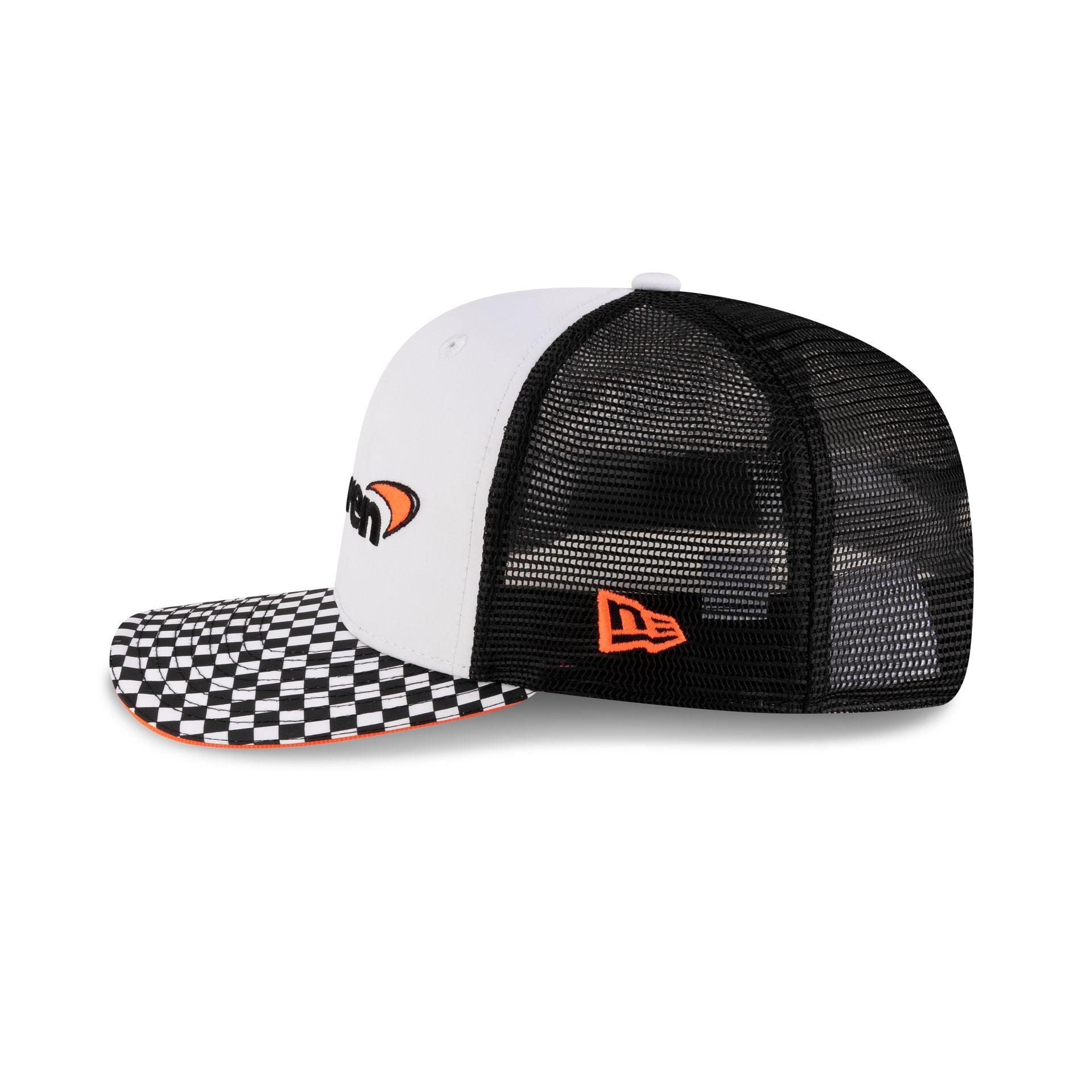 McLaren Formula 1 Team Checkered Visor 9FIFTY Pre-Curve Snapback Hat Male Product Image