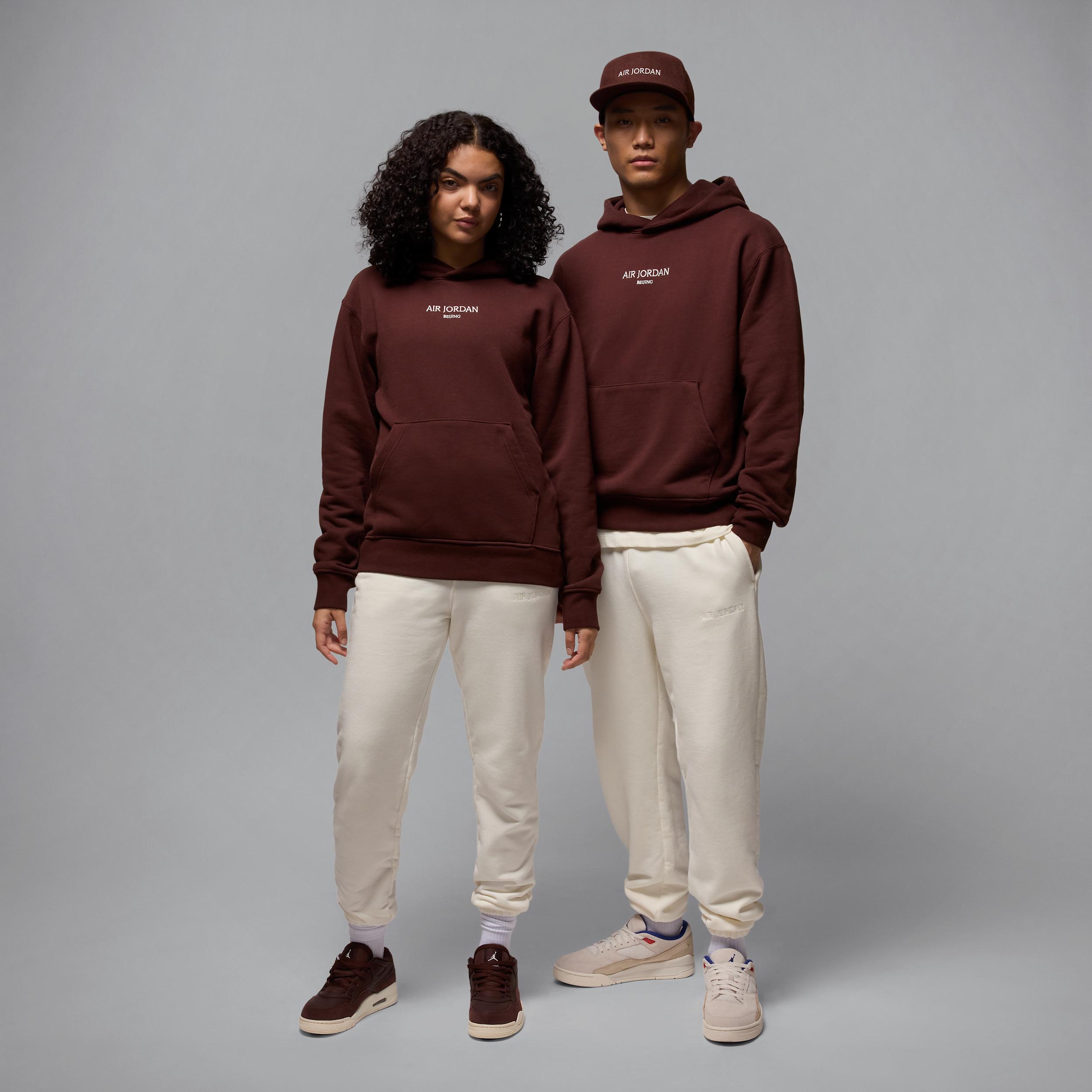 Men's Air Jordan Wordmark Fleece Pullover Hoodie Product Image