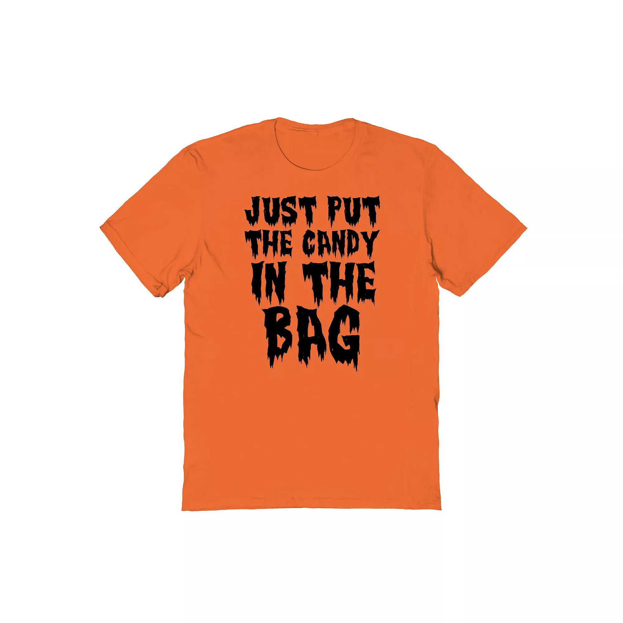 Men's Just Put Halloween Graphic Tee, Size: XXL, Orange Product Image
