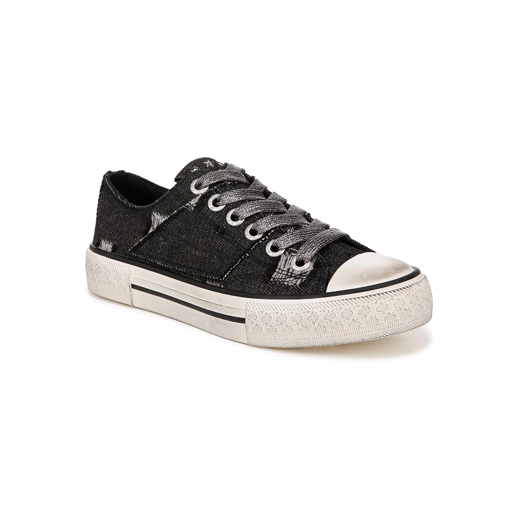 Blowfish Malibu Kenzie Women's Sneakers, Size: 6, Black Destroyed Denim Product Image