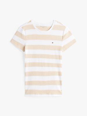 Rugby Stripe Crewneck T-Shirt Product Image