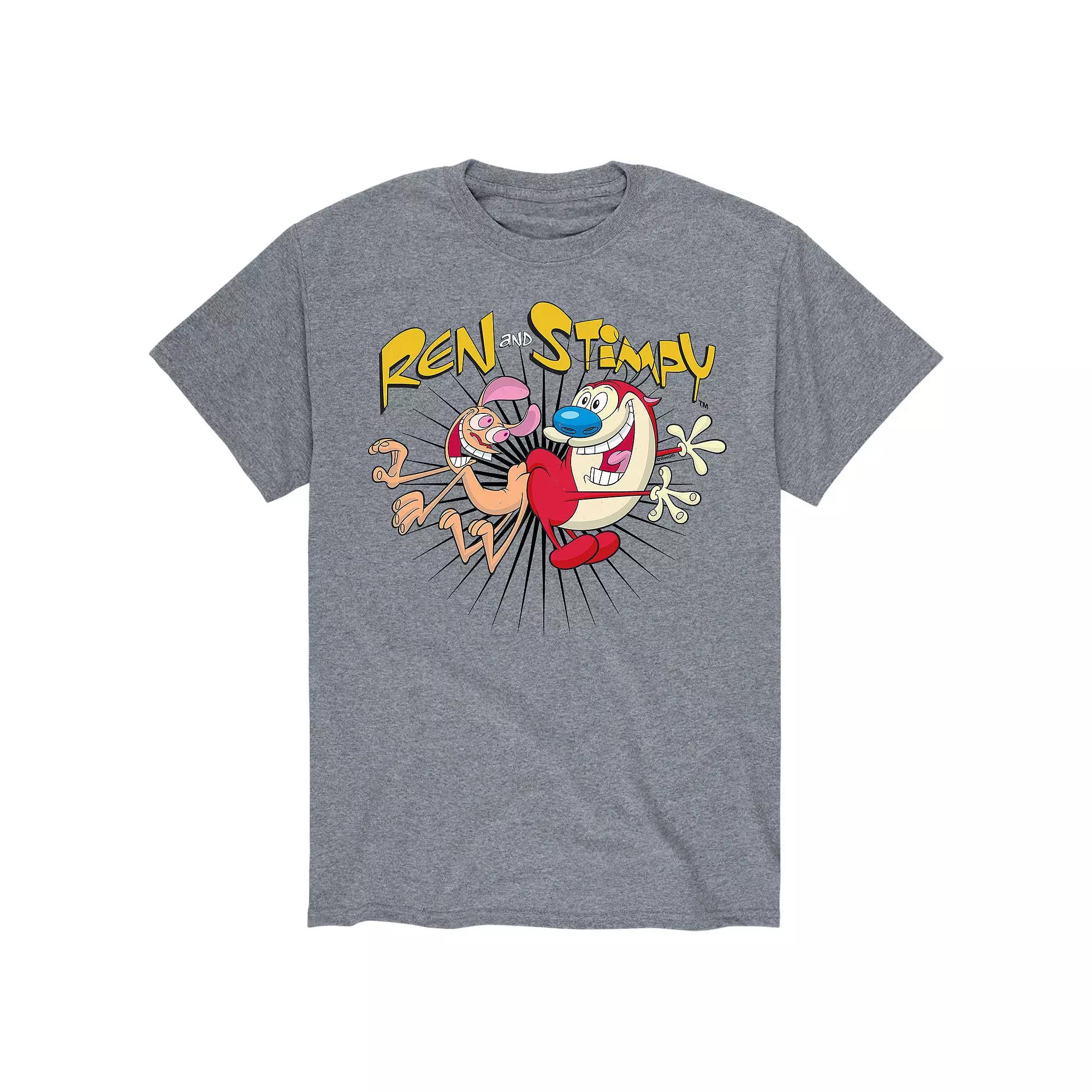 Men's Ren & Stimpy Butt Bump Tee,  Product Image
