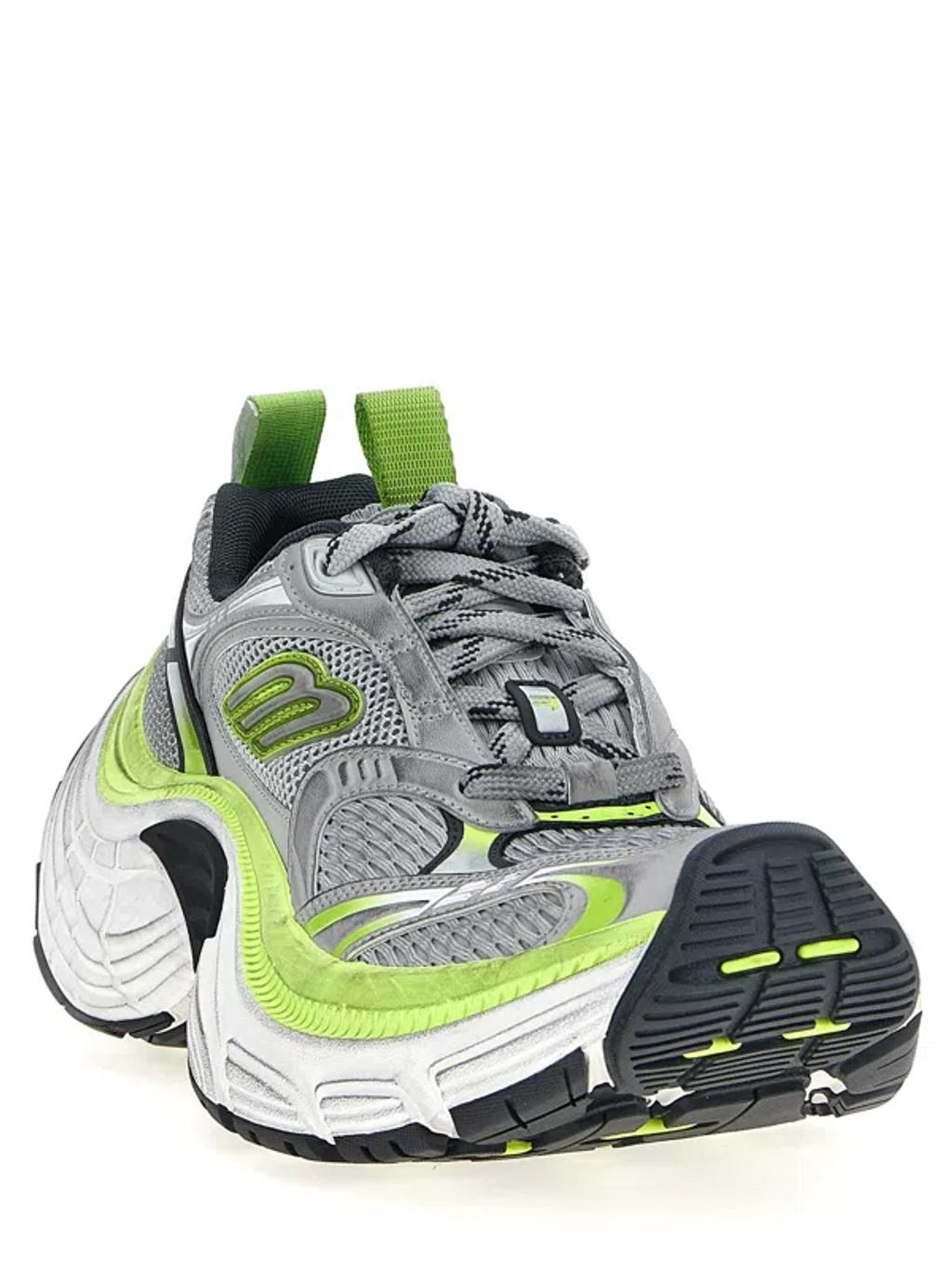 BALENCIAGA Multicolor Mesh And Rubber 6xl Sneakers In Multicolour Product Image