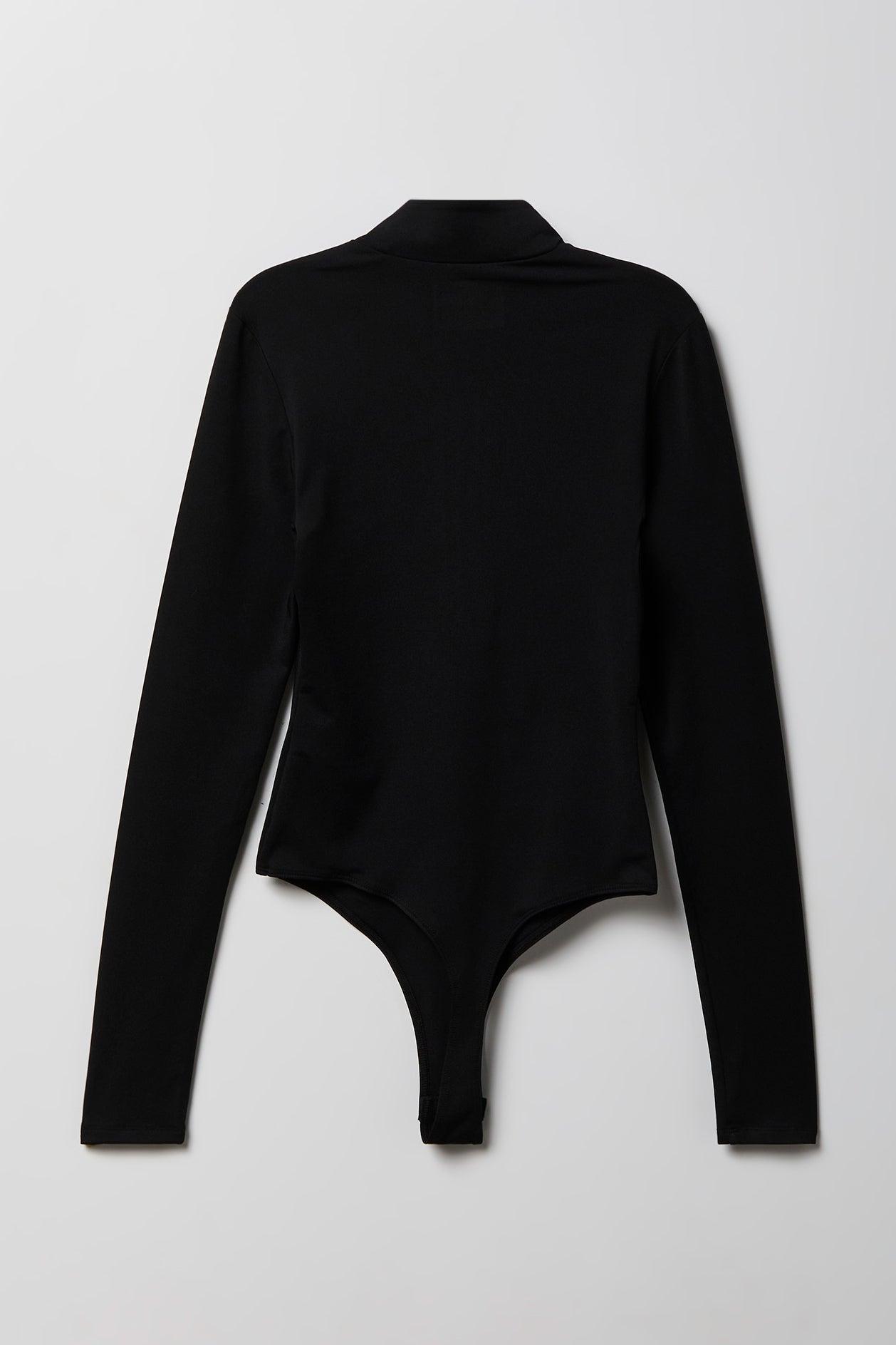 Contour Half Zip Long Sleeve Bodysuit Female Product Image
