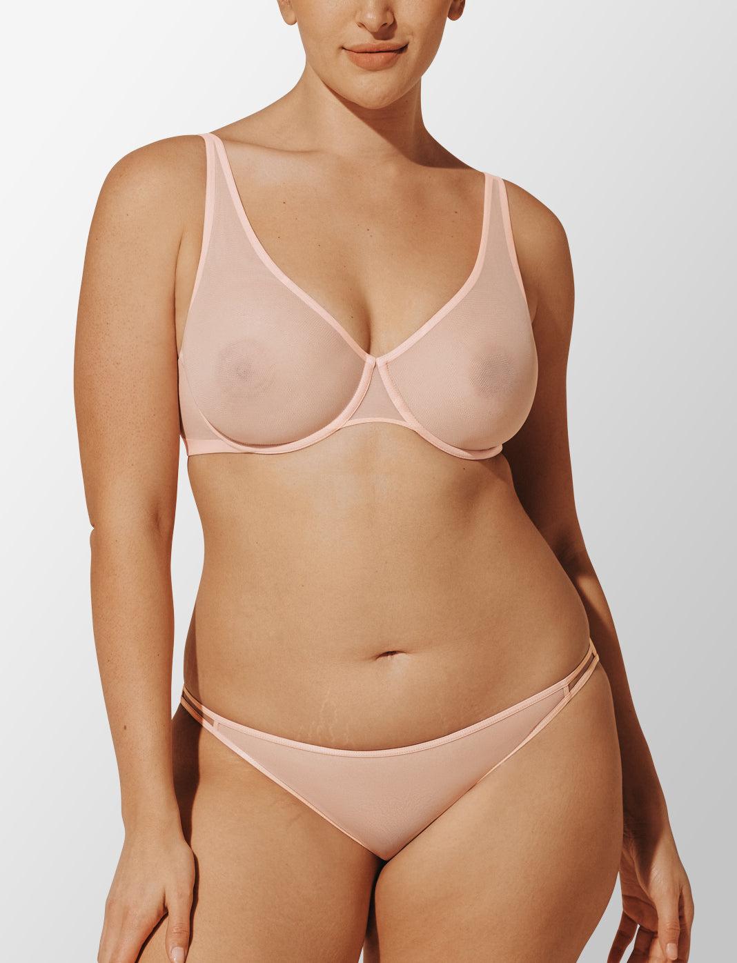 Bare Mesh Unlined Bra Product Image