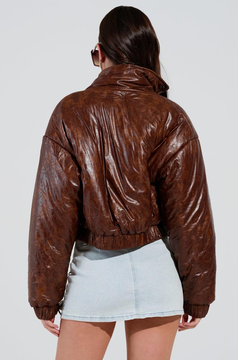 EYES OF THE NIGHT PUFFER JACKET Product Image