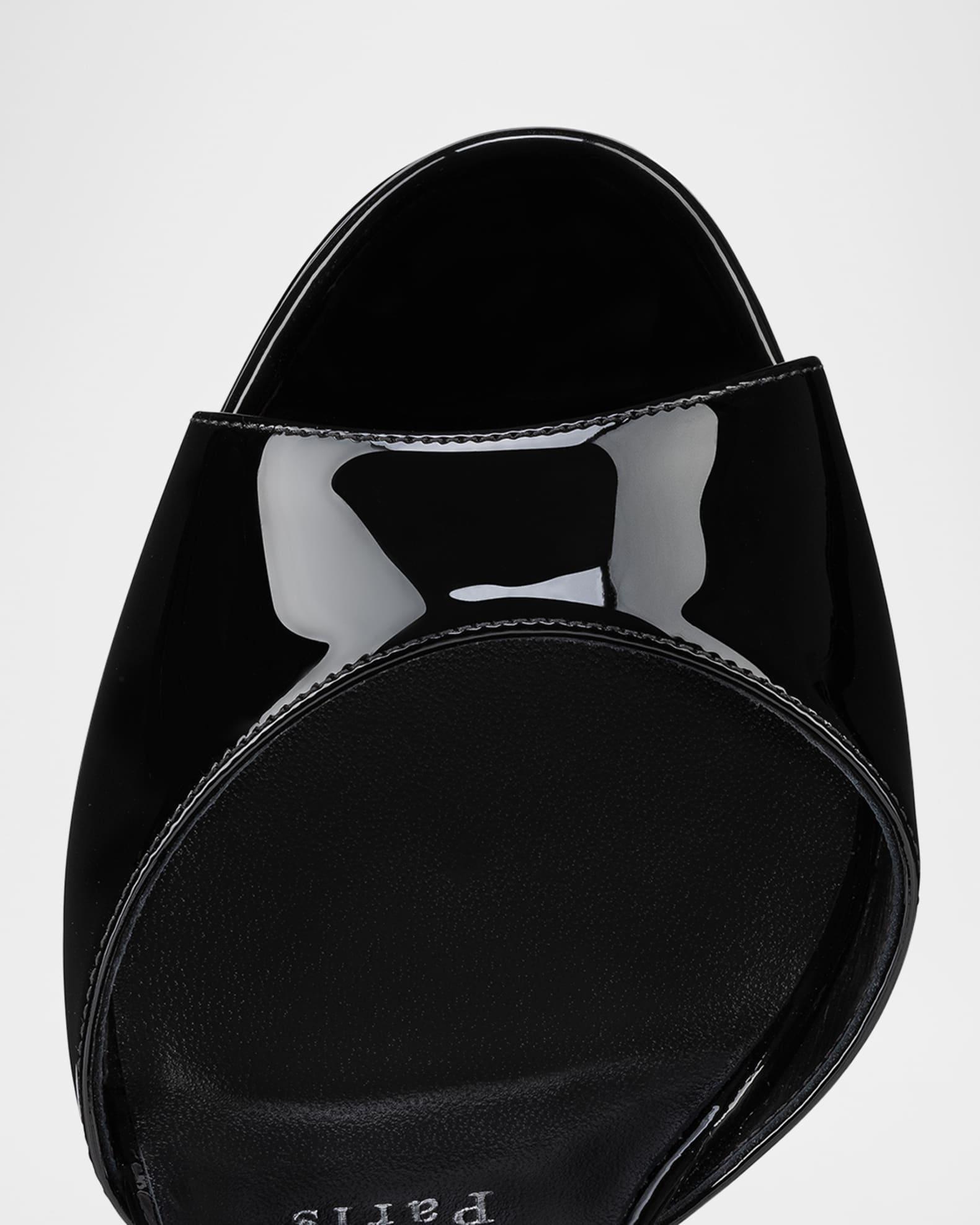 Sandaloo Patent Red Sole Platform Sandals Product Image