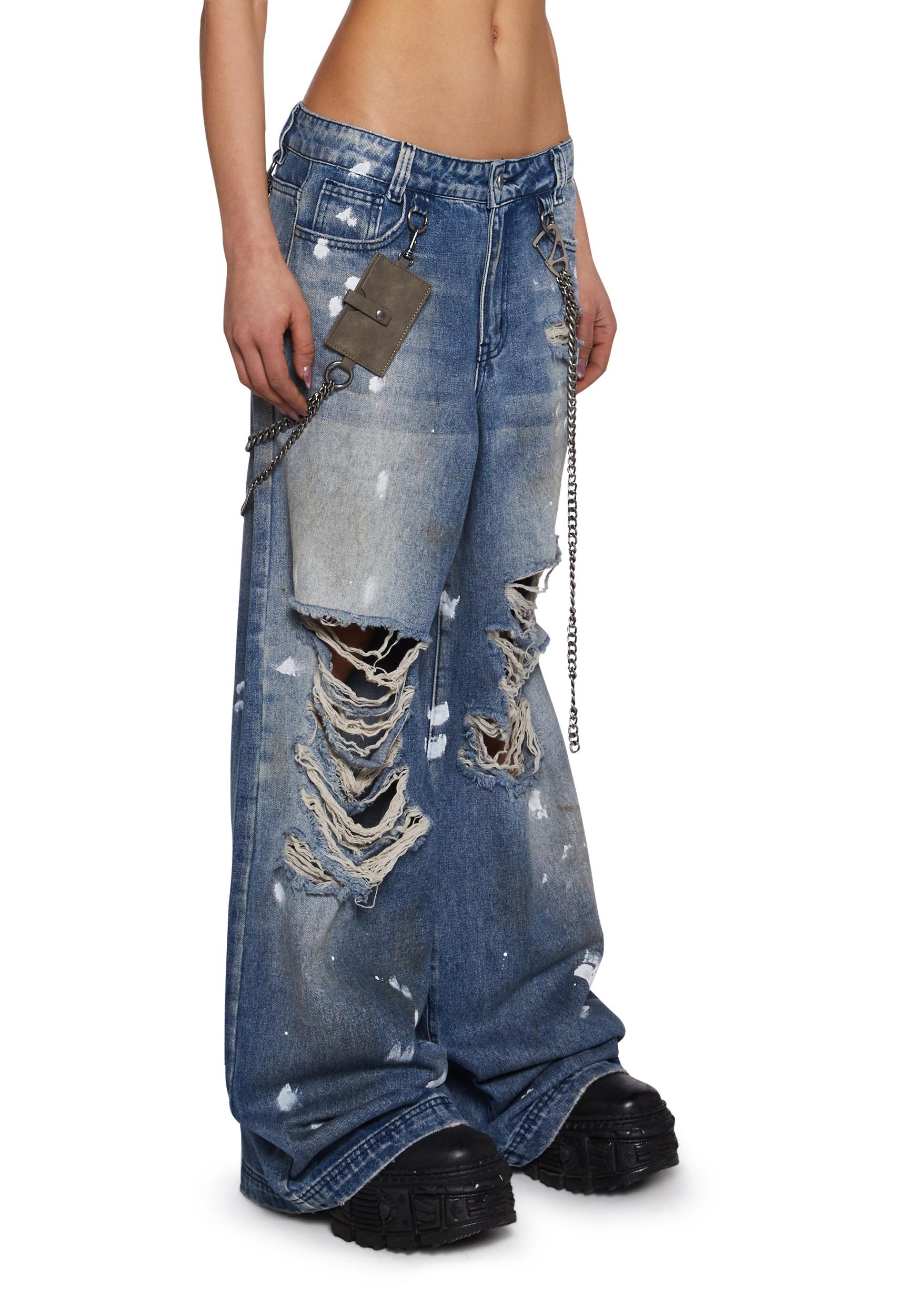 Hot Reputation Wide Leg Jeans Product Image