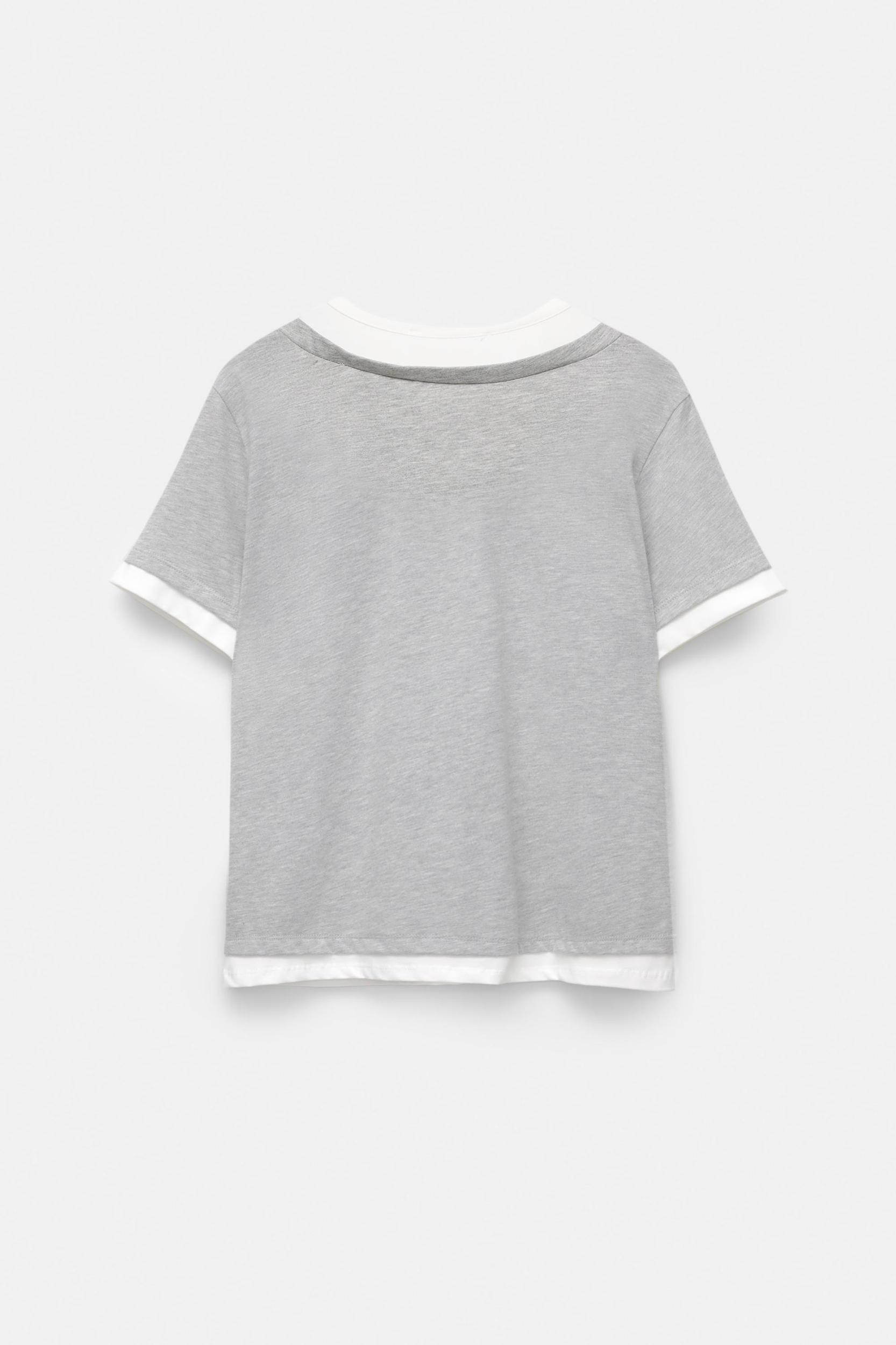 Double-layer short sleeve T-shirt Product Image