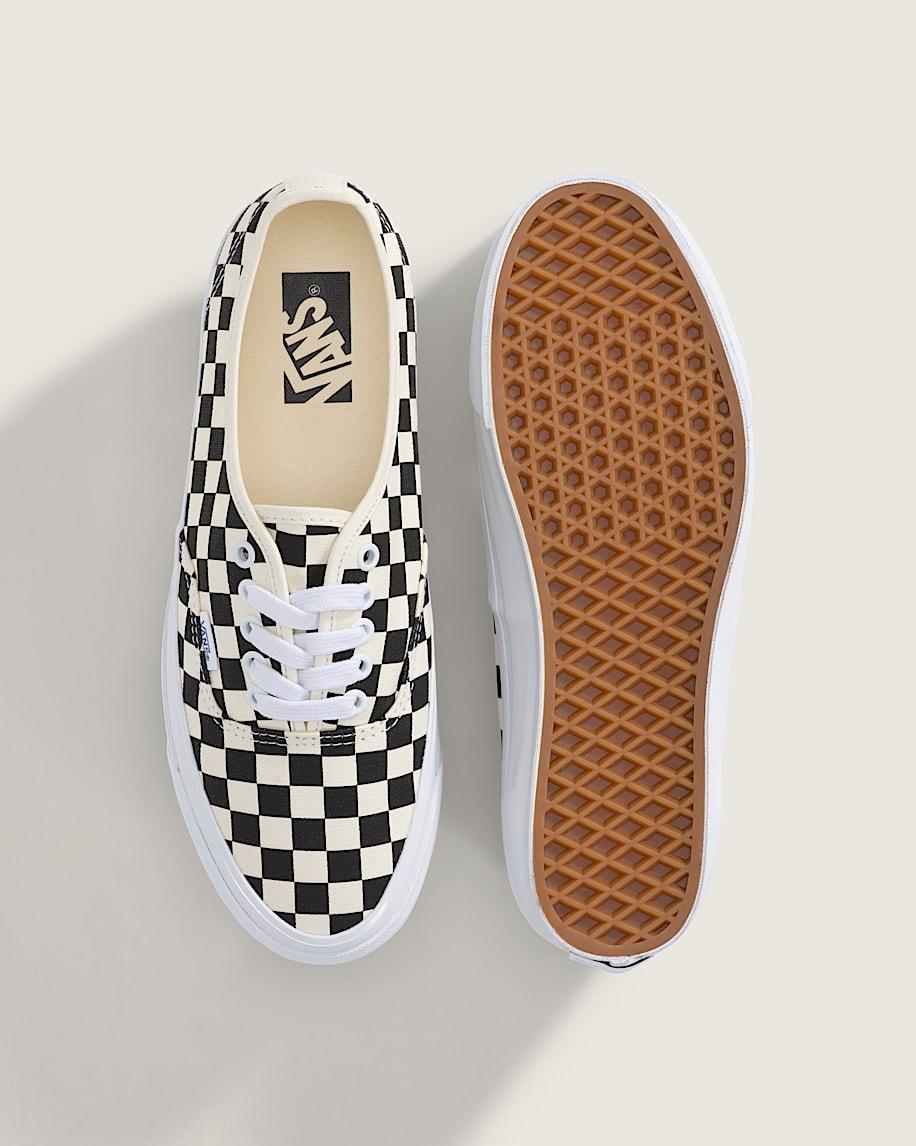 Premium Authentic Checkerboard Shoe in Checkerboard Black / Off White| Vans US Product Image