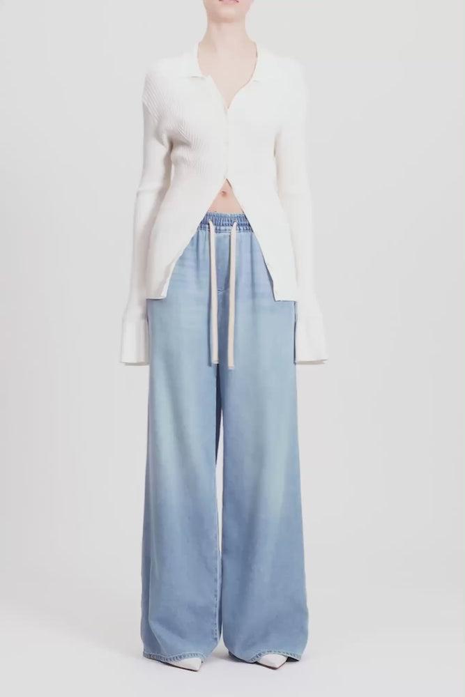 Weightless Denim Wide Leg Pant Product Image