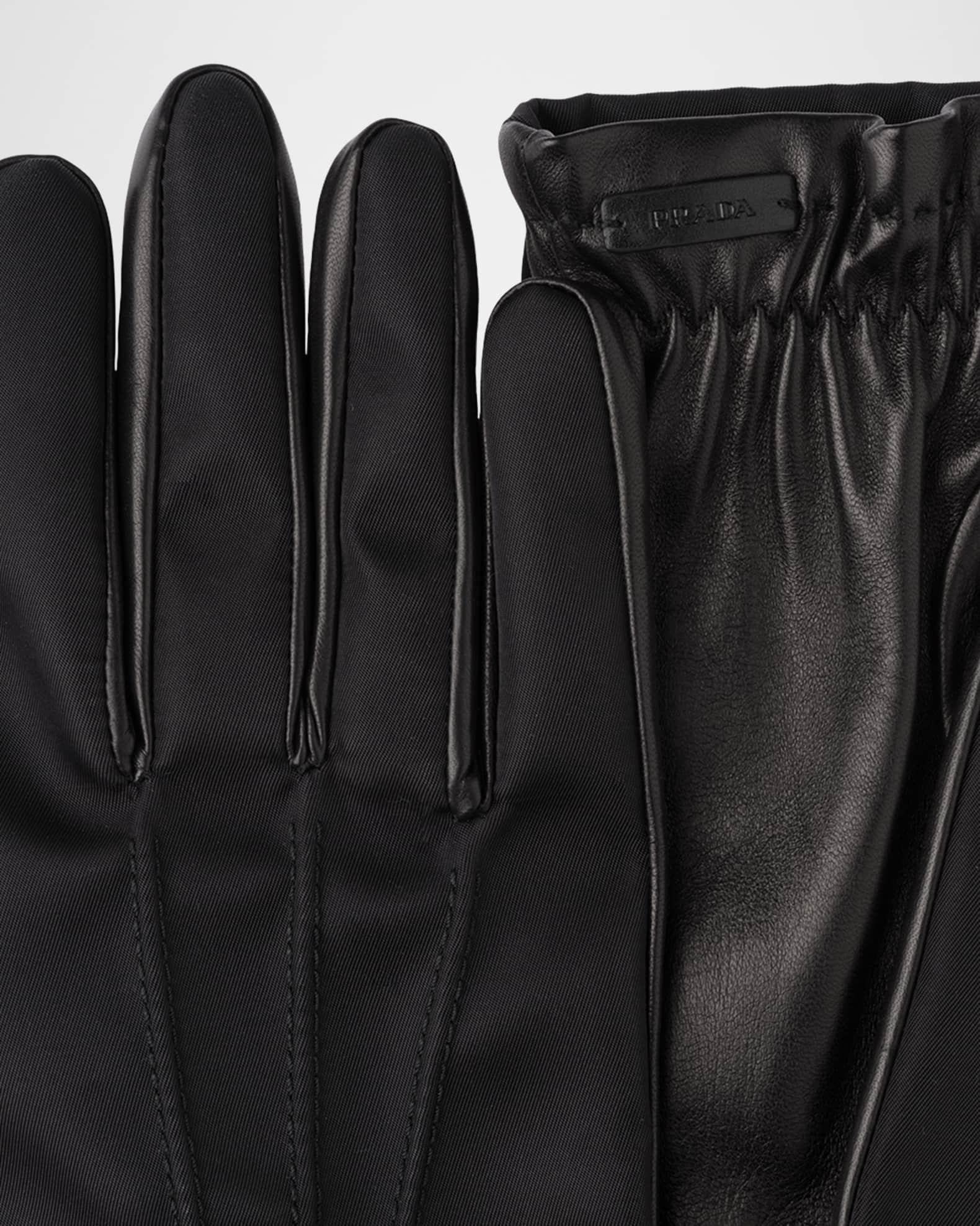 Men's Re-Nylon and Napa Leather Gloves Product Image