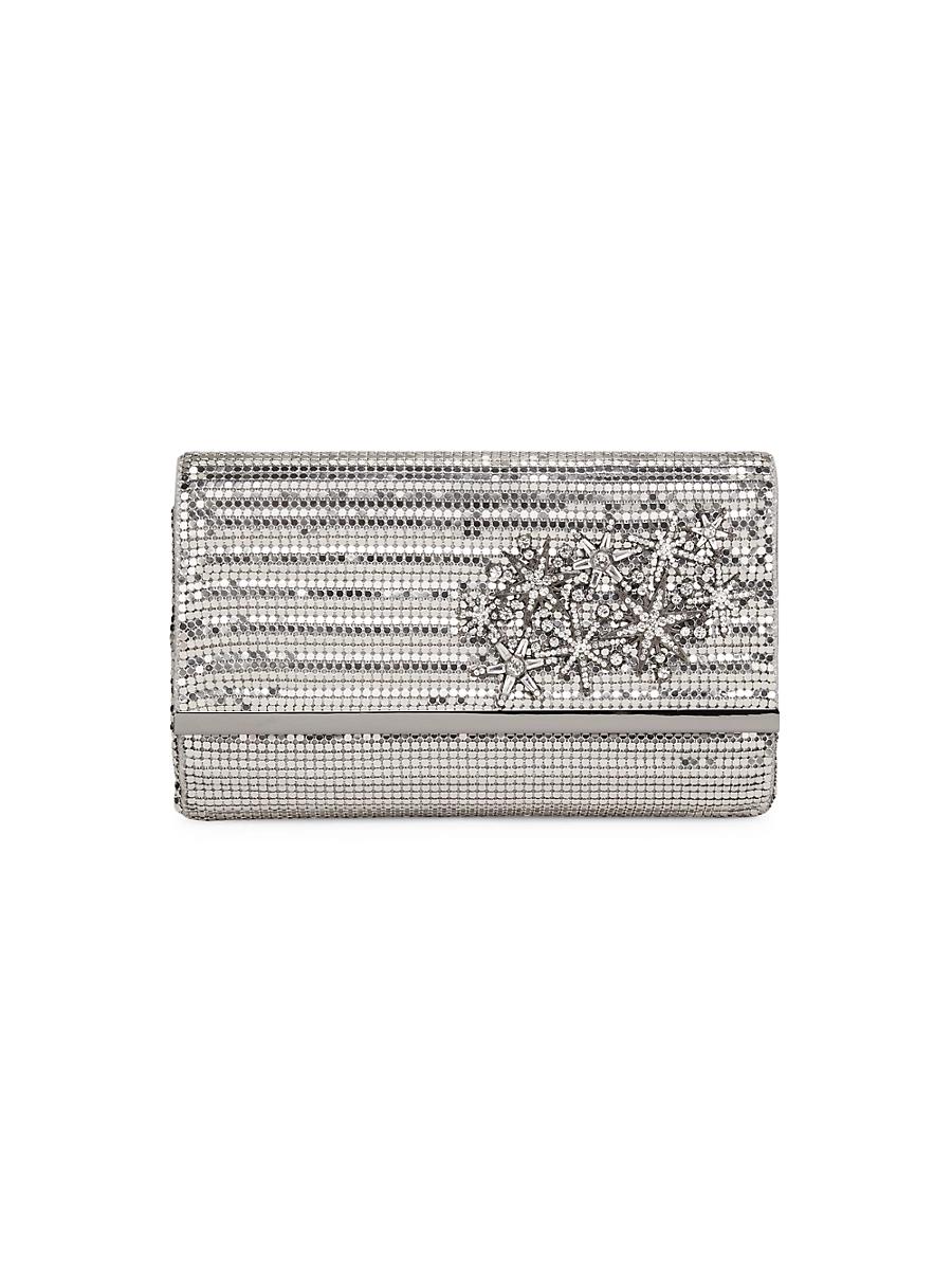 Womens Marilyn Crystal-Embellished Clutch Product Image