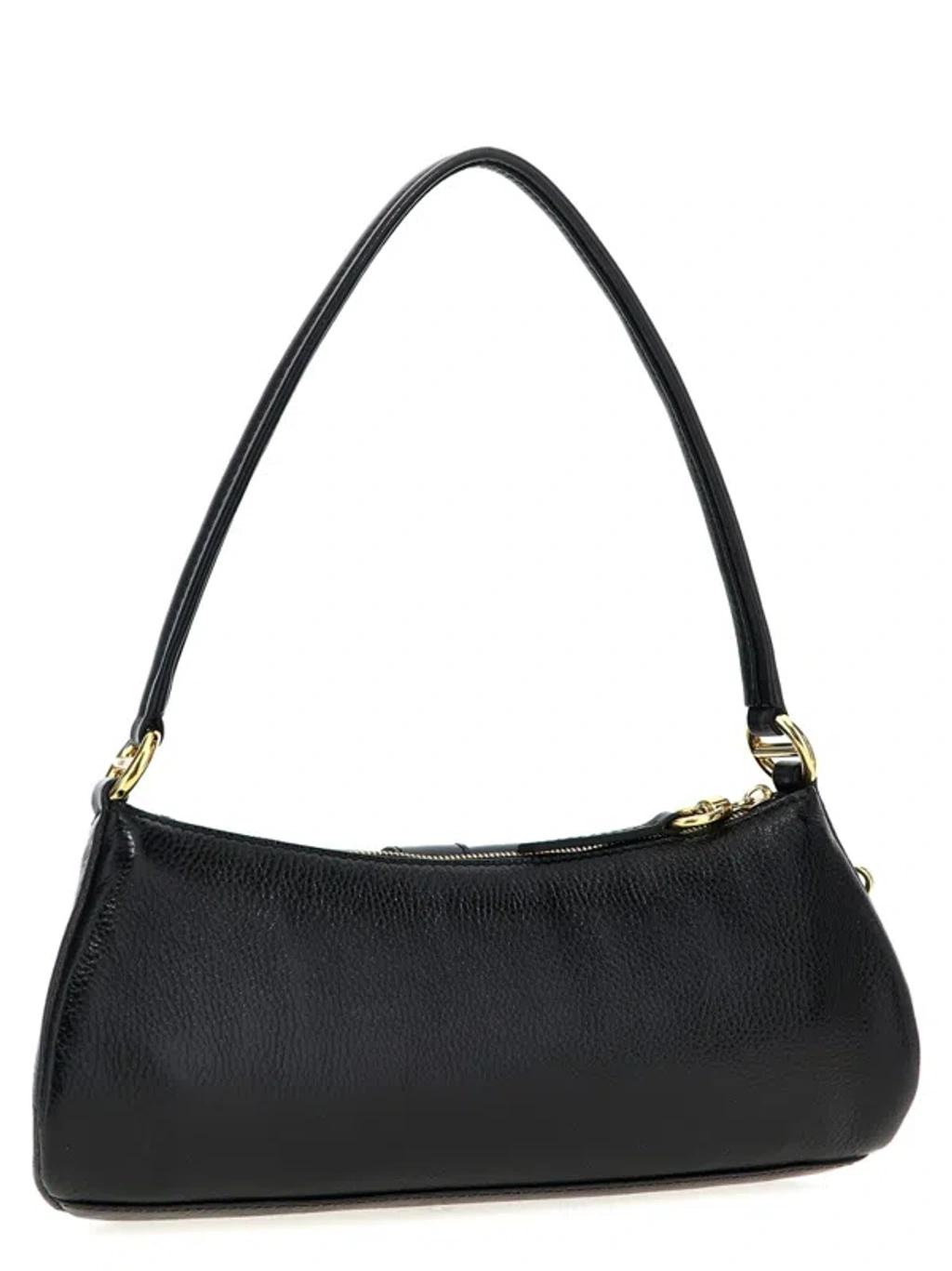 CHLOÉ The 99 Embellished Textured-leather Shoulder Bag In Black Product Image