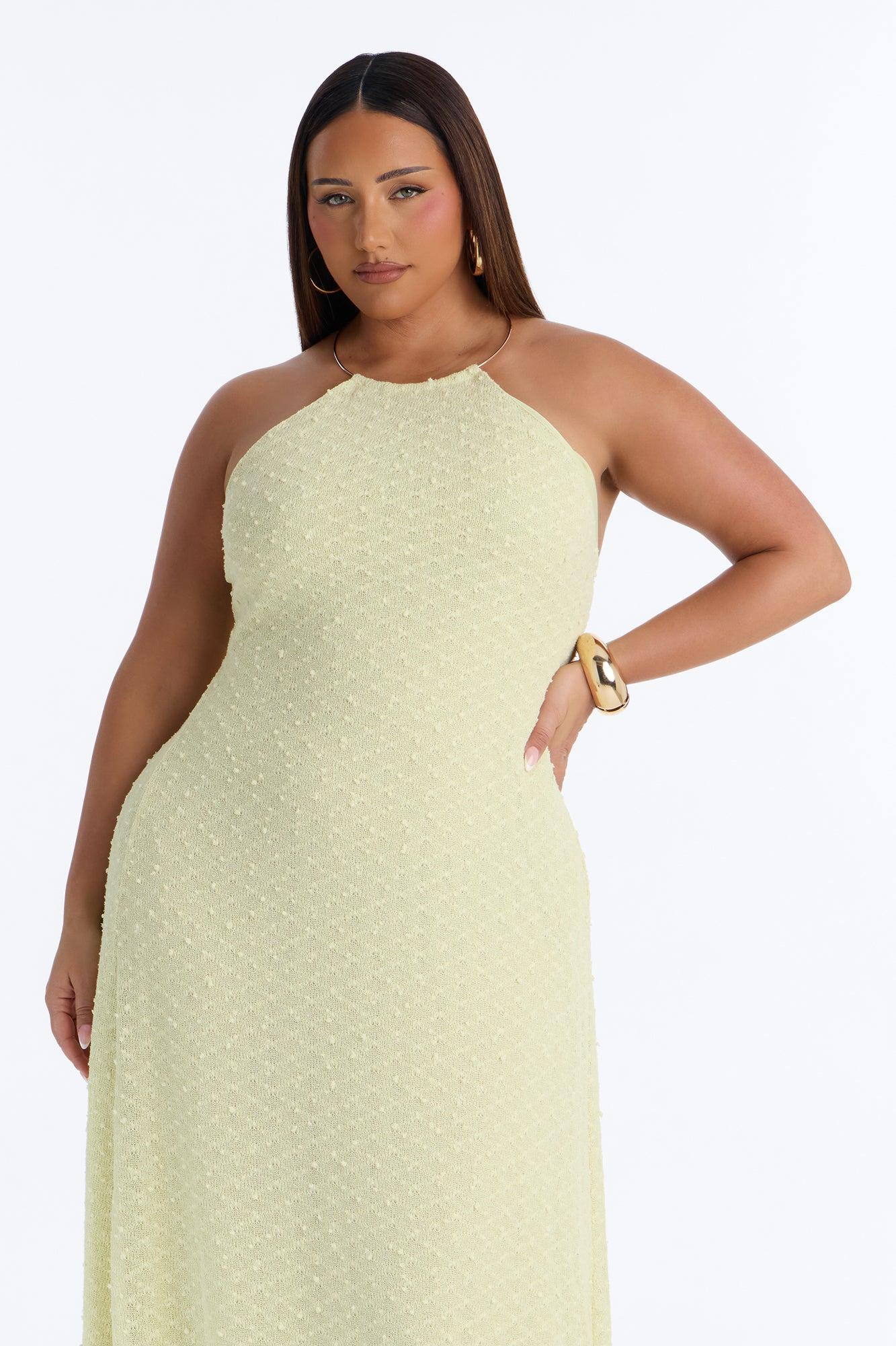 Caribbean Shores Maxi Dress - Yellow Female Product Image