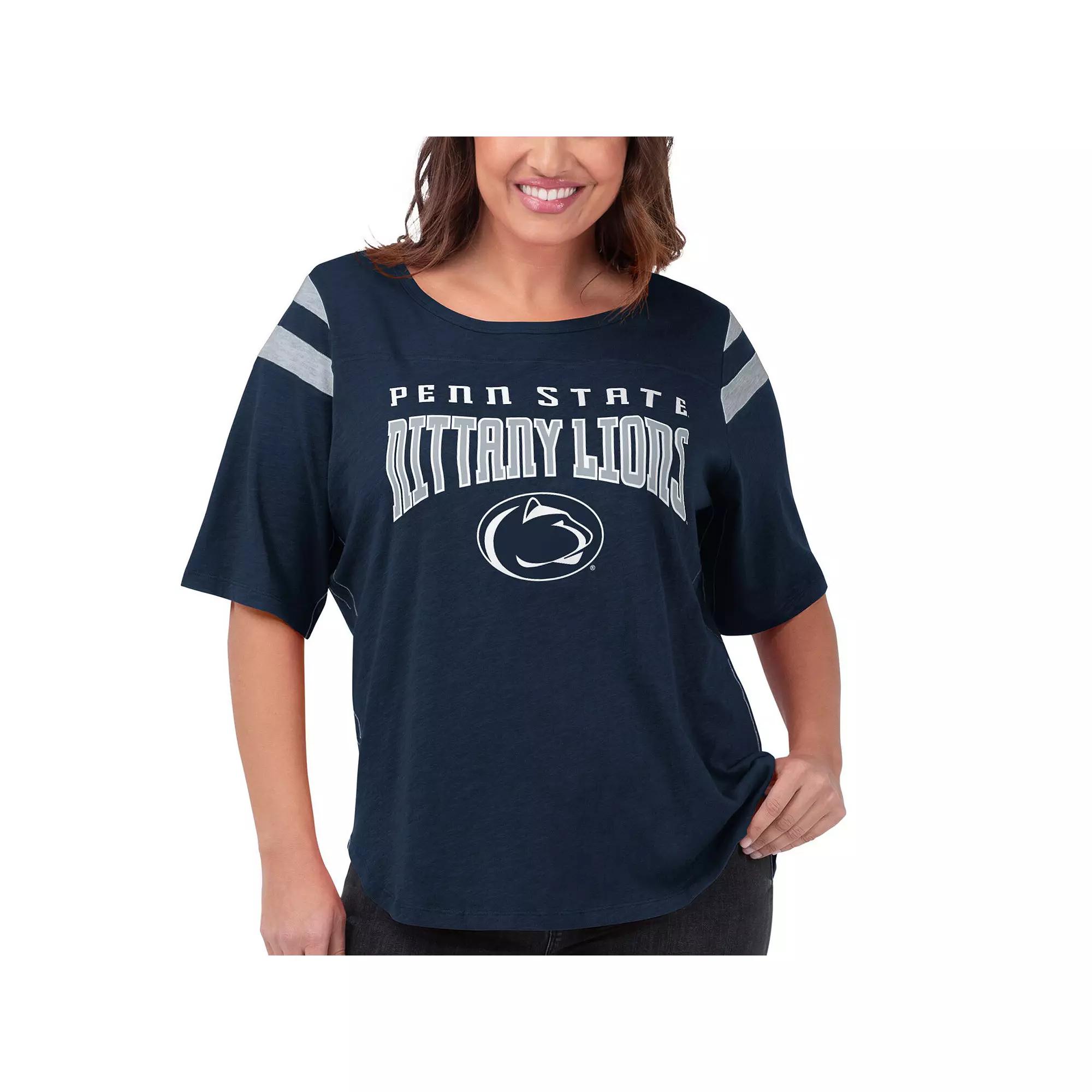 Women's G-III 4Her by Carl Banks Navy Penn State Nittany Lions Plus  Product Image