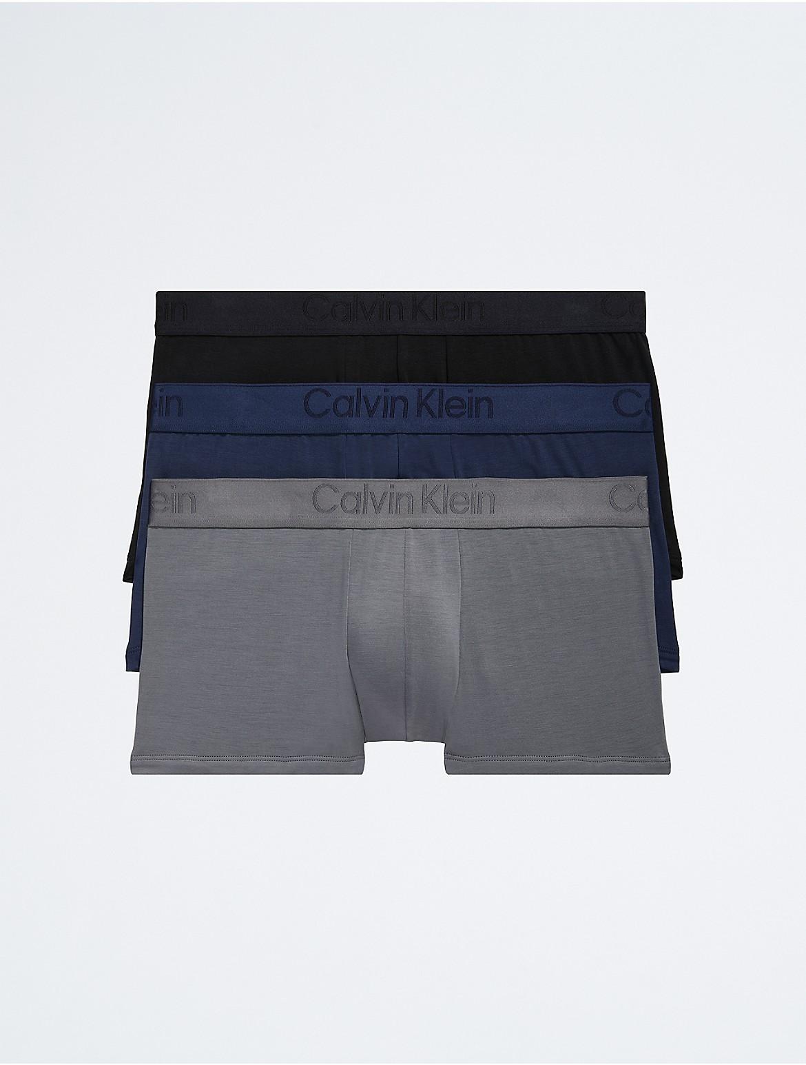 Calvin Klein Mens CK Black 3-Pack Low Rise Trunk - Multi Product Image