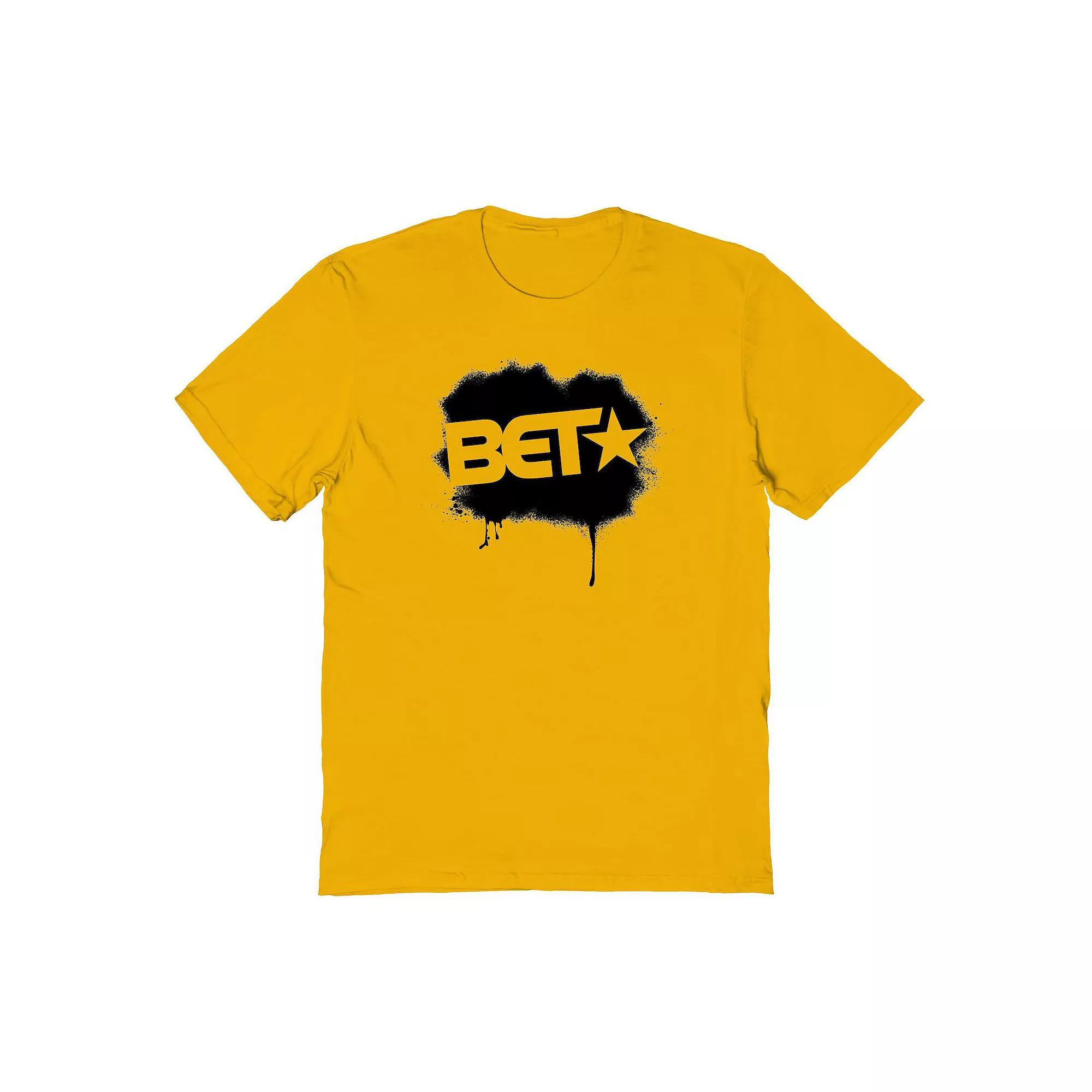 Men's BET Drip Logo Graphic Tee, Size: Large, Yellow Product Image