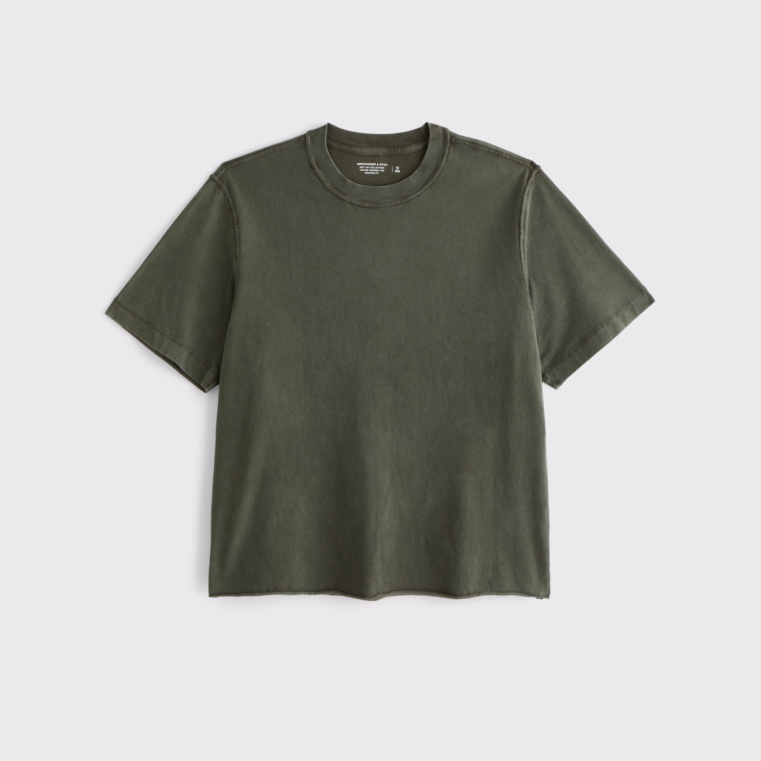 Vintage-Inspired Cropped Tee Product Image