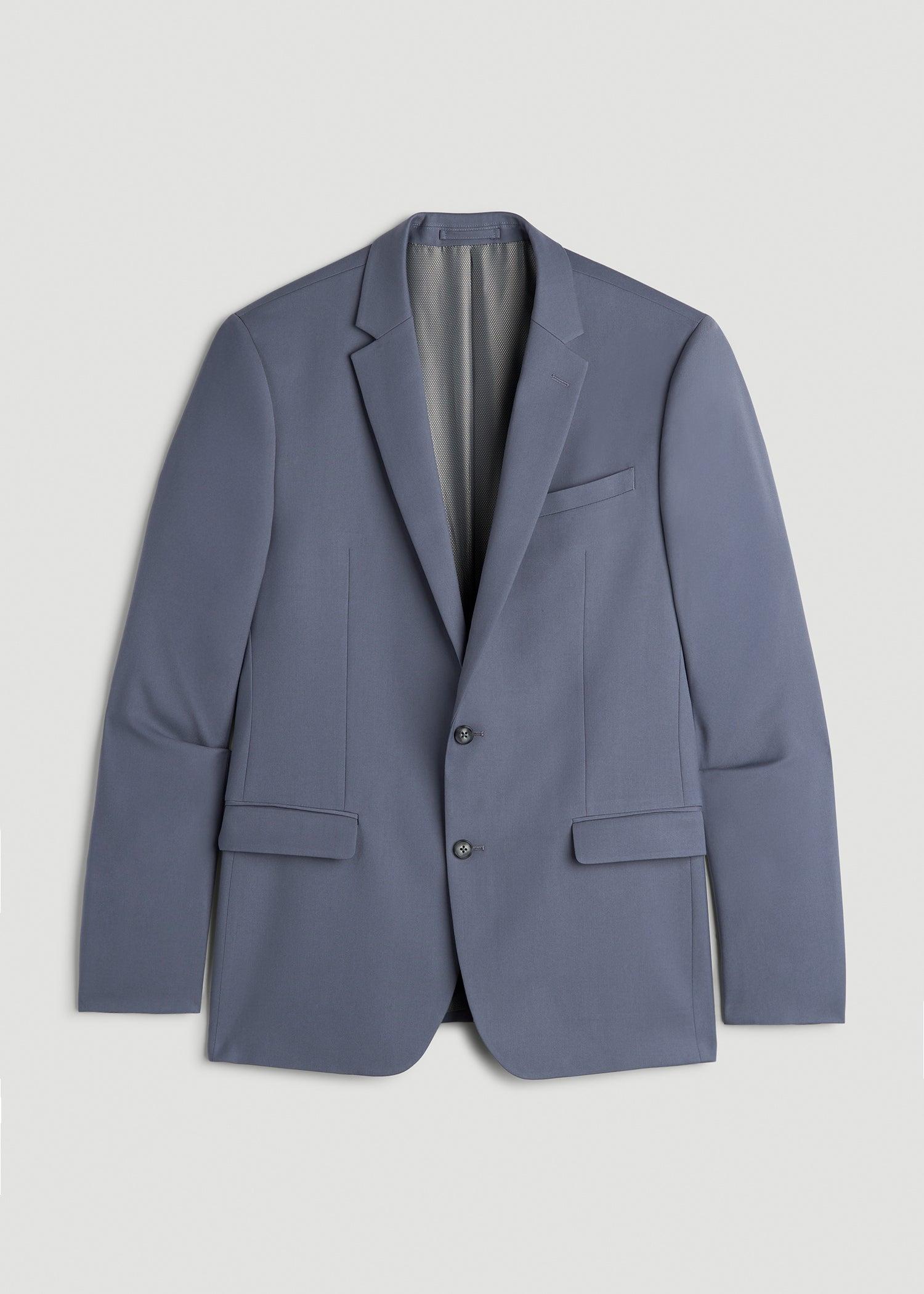 Suit Jacket for Tall Men in Blue Slate Male Product Image
