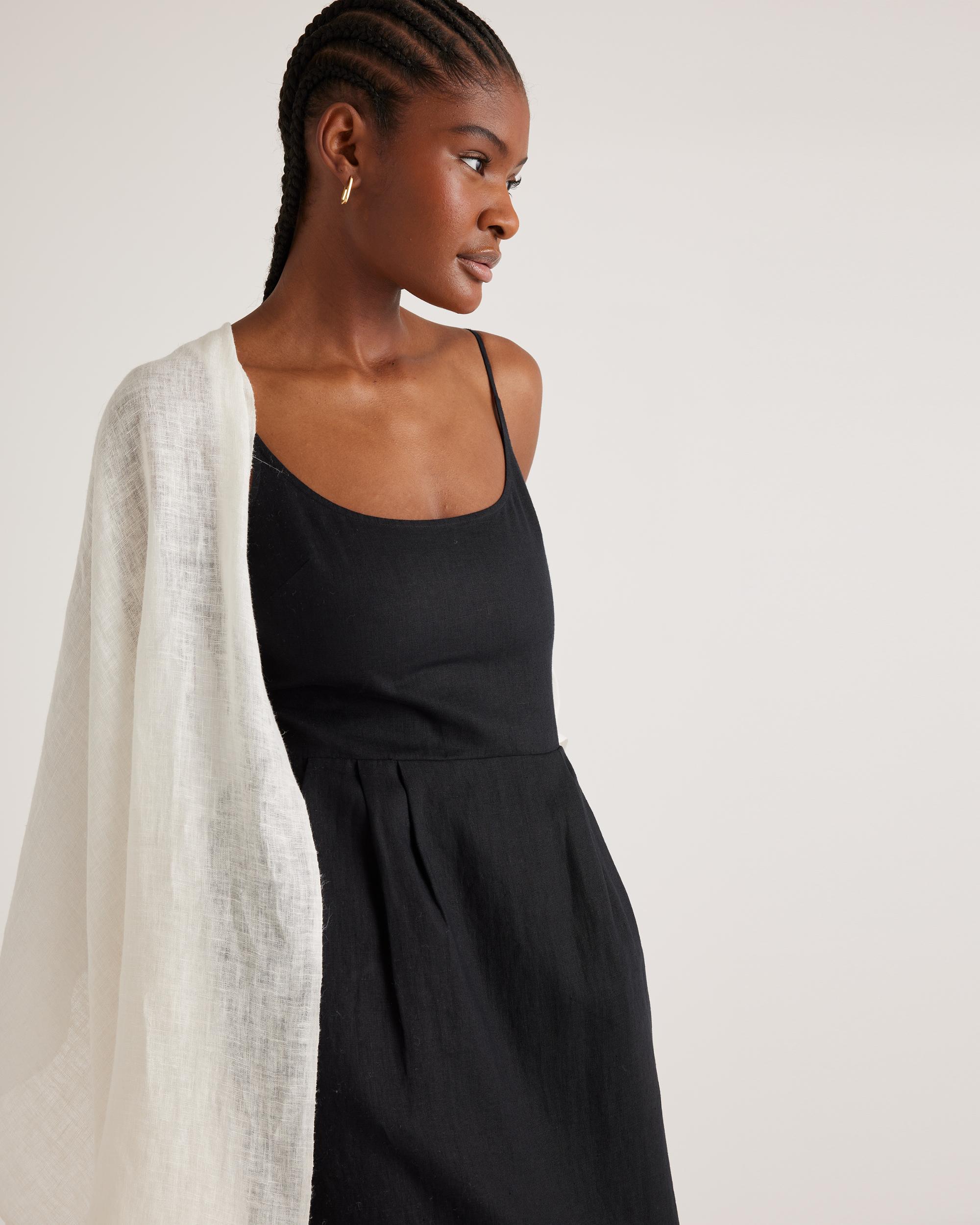 Quince | Women's 100% European Linen Scarf Product Image