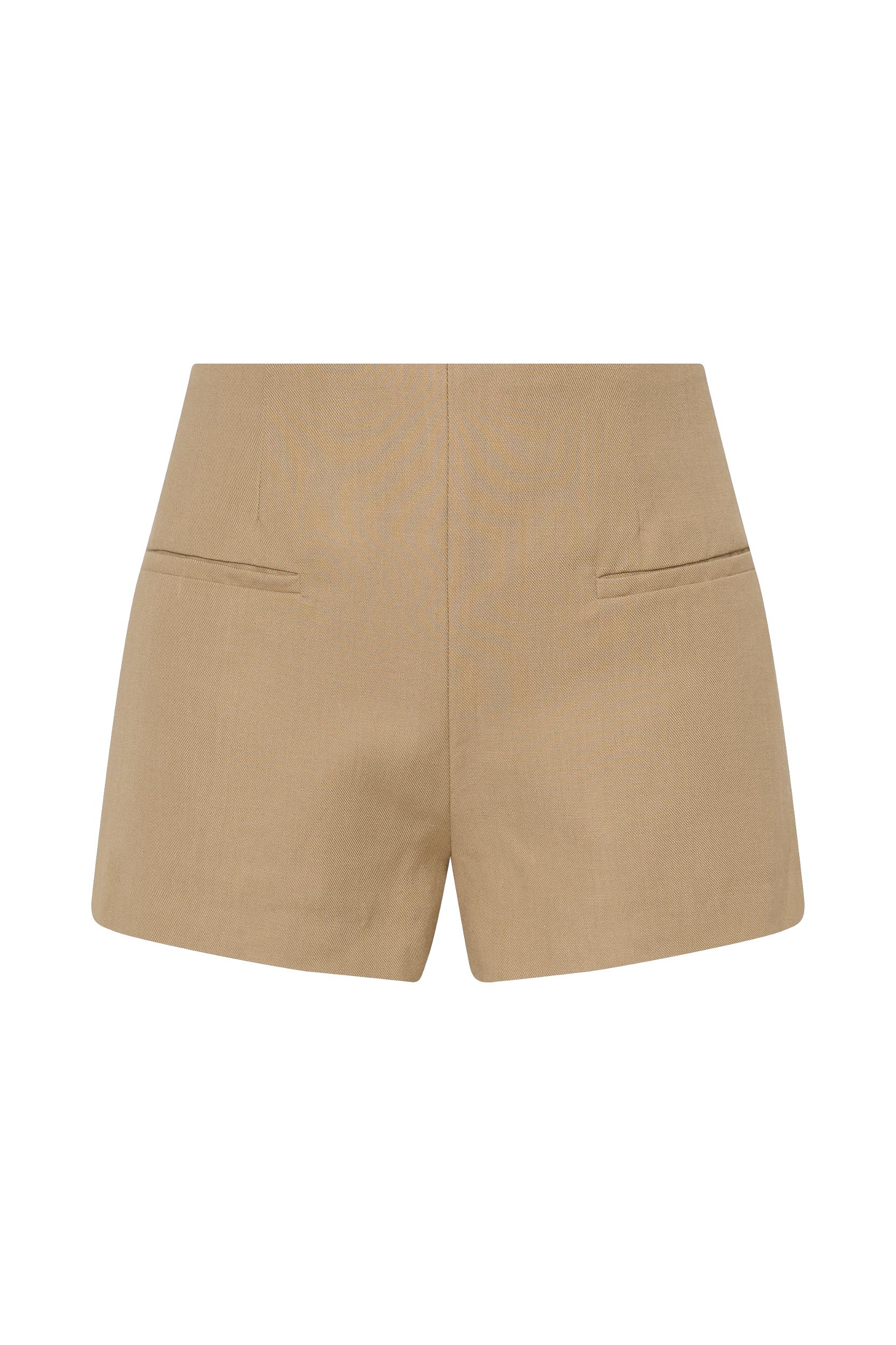 Florine Mini Shorts Caramel - Final Sale Product Image