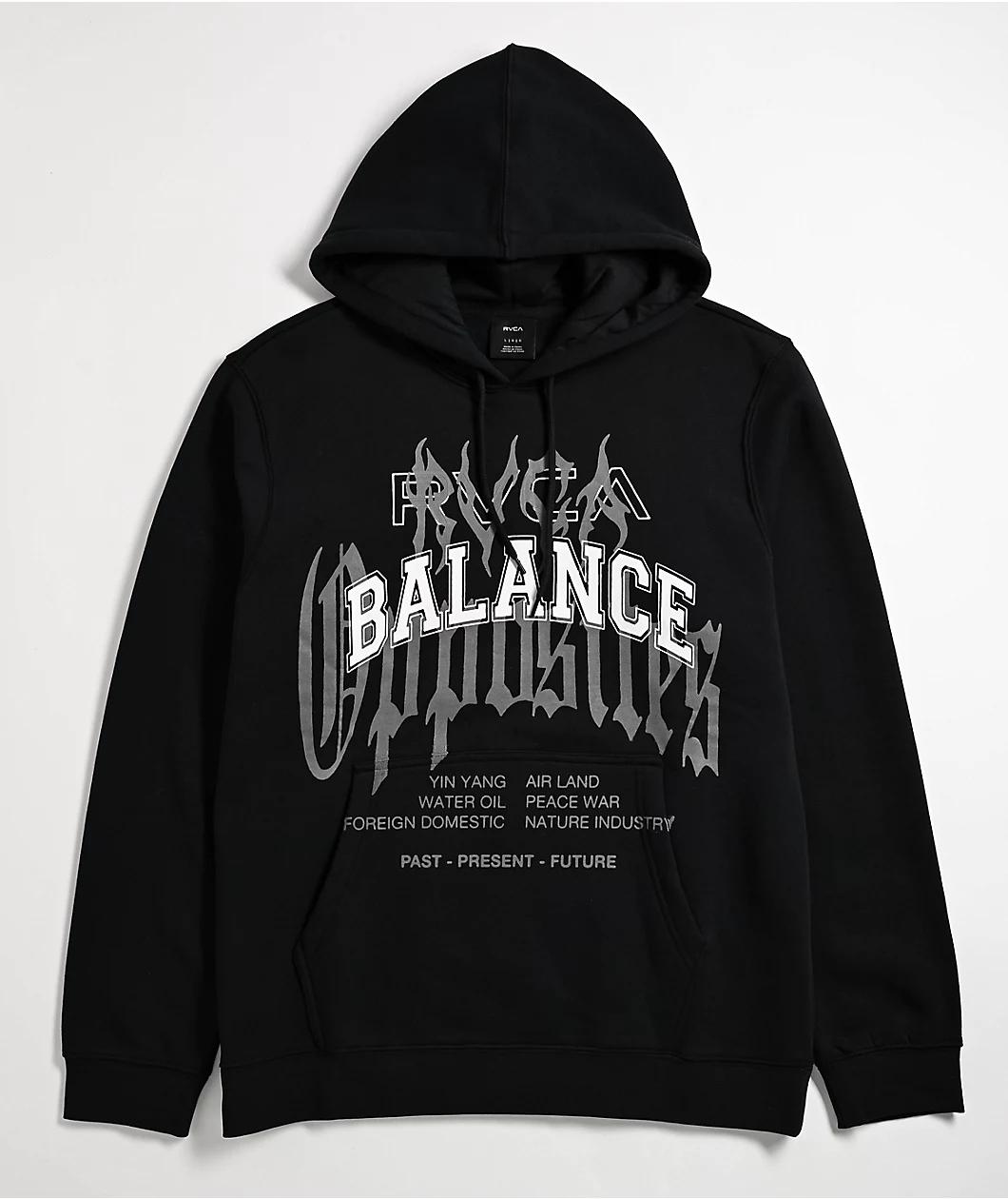 RVCA Metalurgy Black Hoodie Product Image