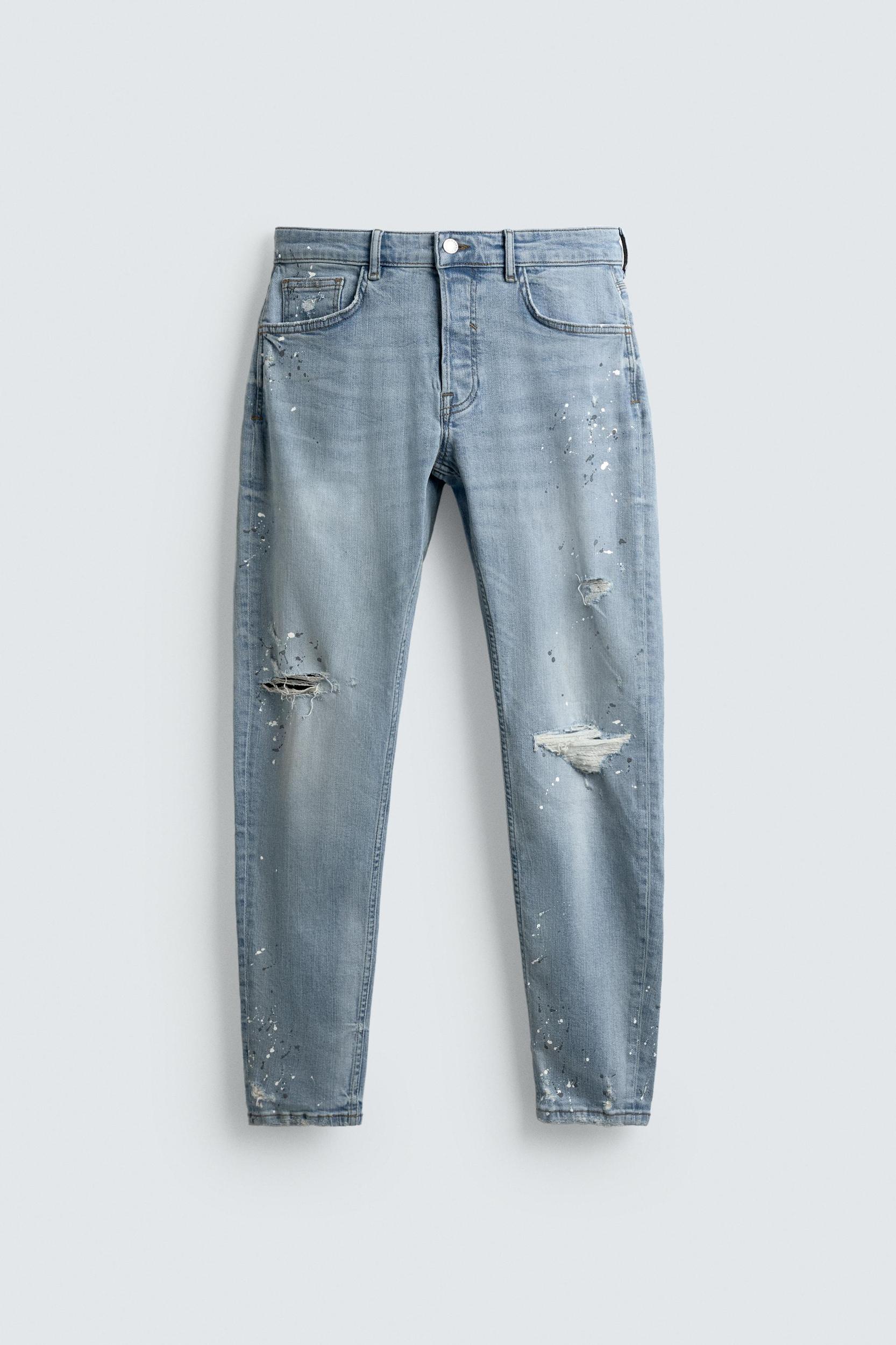 RIPPED SKINNY FIT JEANS Product Image