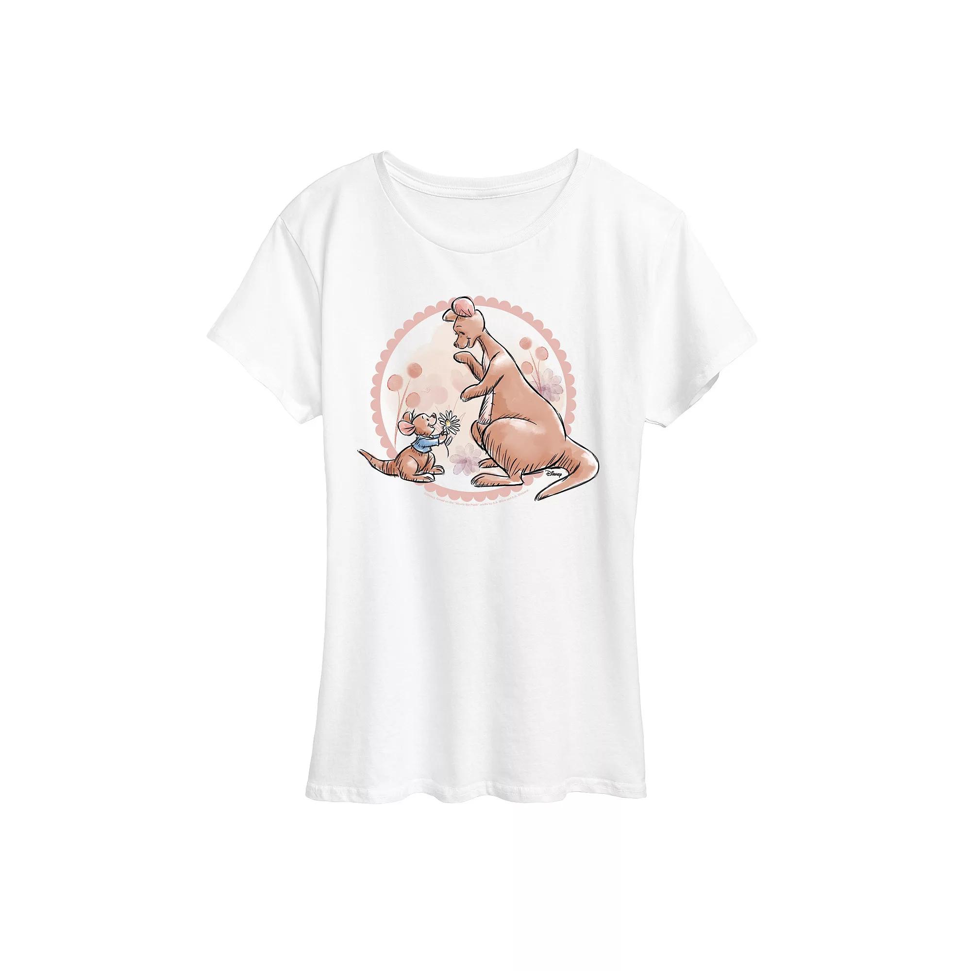 Disney's Winnie The Pooh Women's Kanga & Roo Graphic Tee,  Product Image