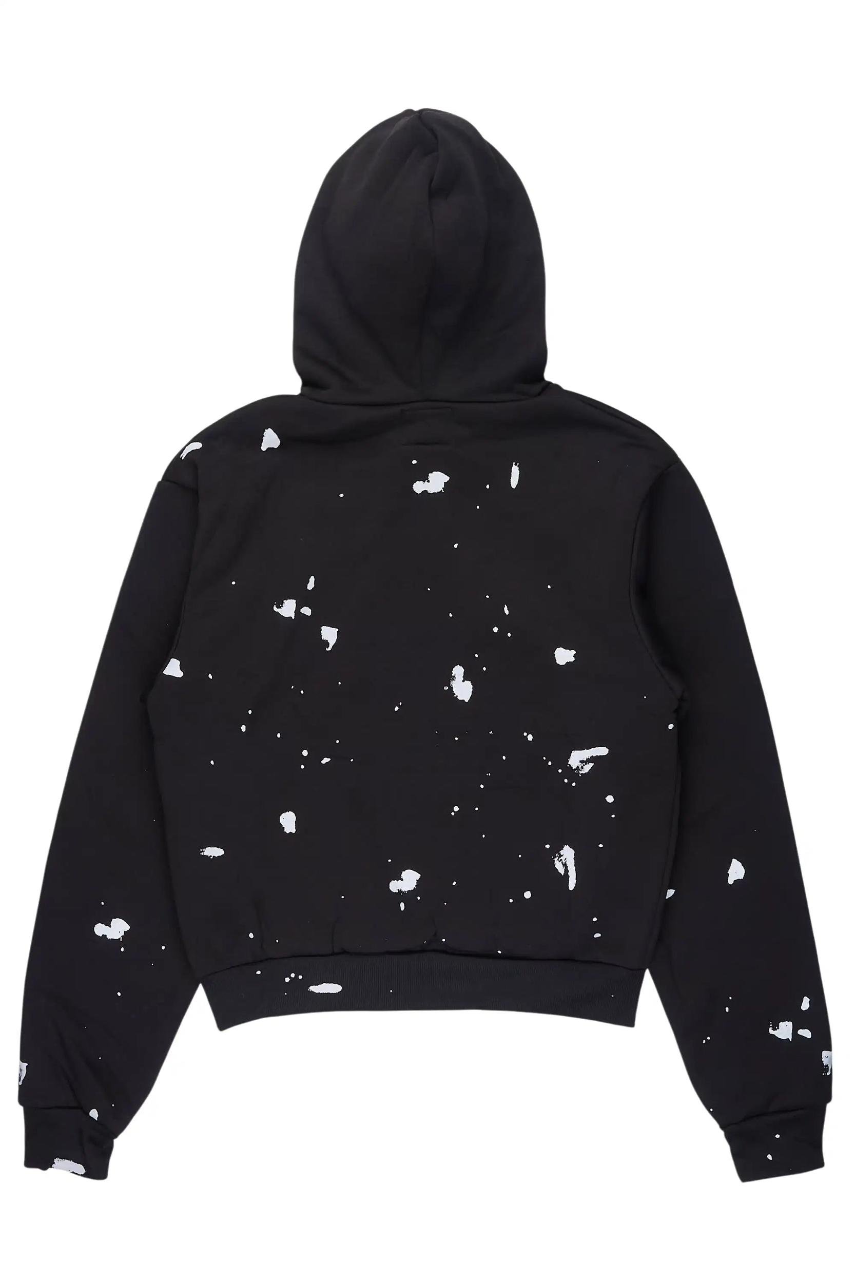 Nylia Black Oversized Hoodie Female Product Image