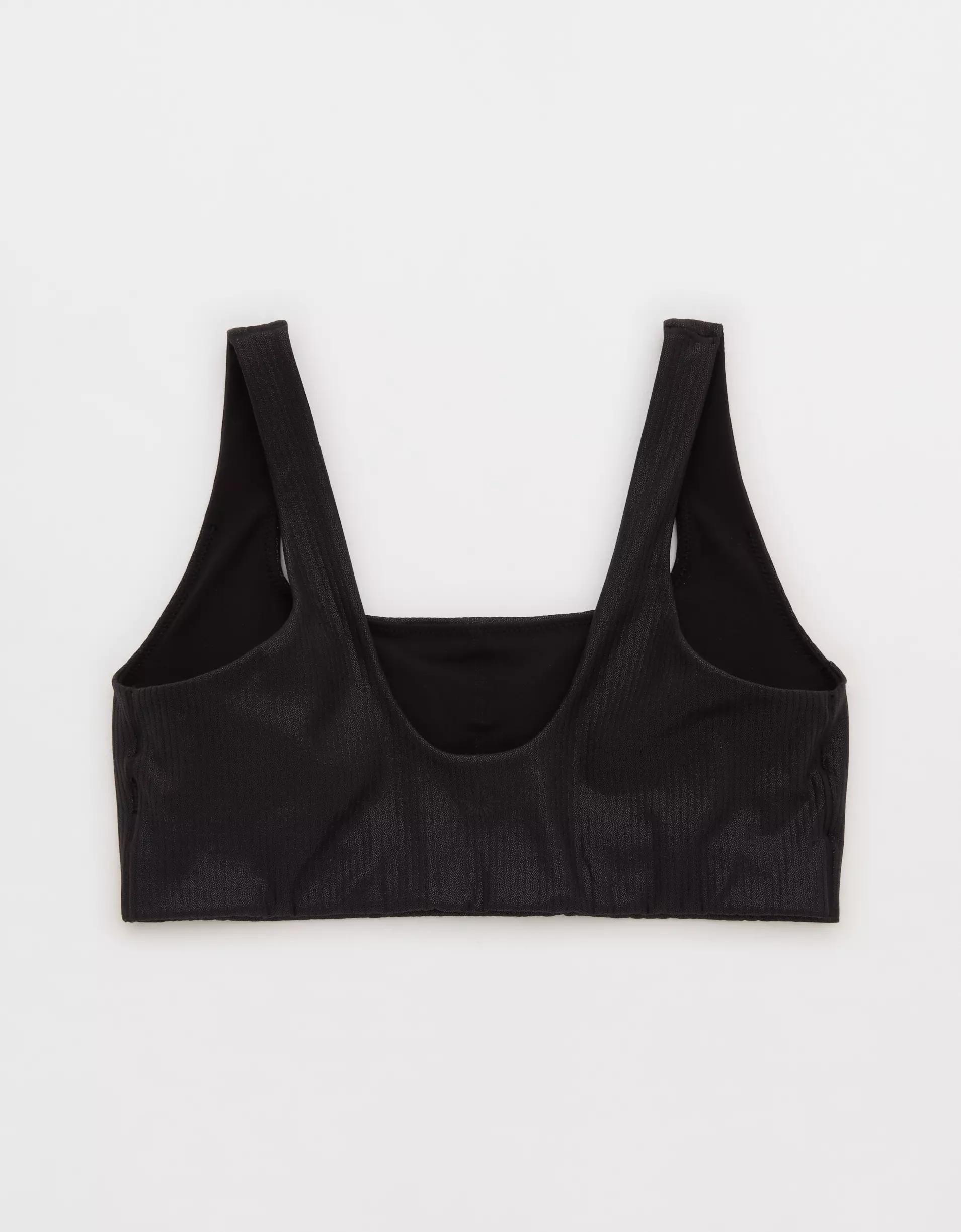 OFFLINE By Aerie Real Me XTRA Rib Foil Classic Sports Bra Women's Product Image
