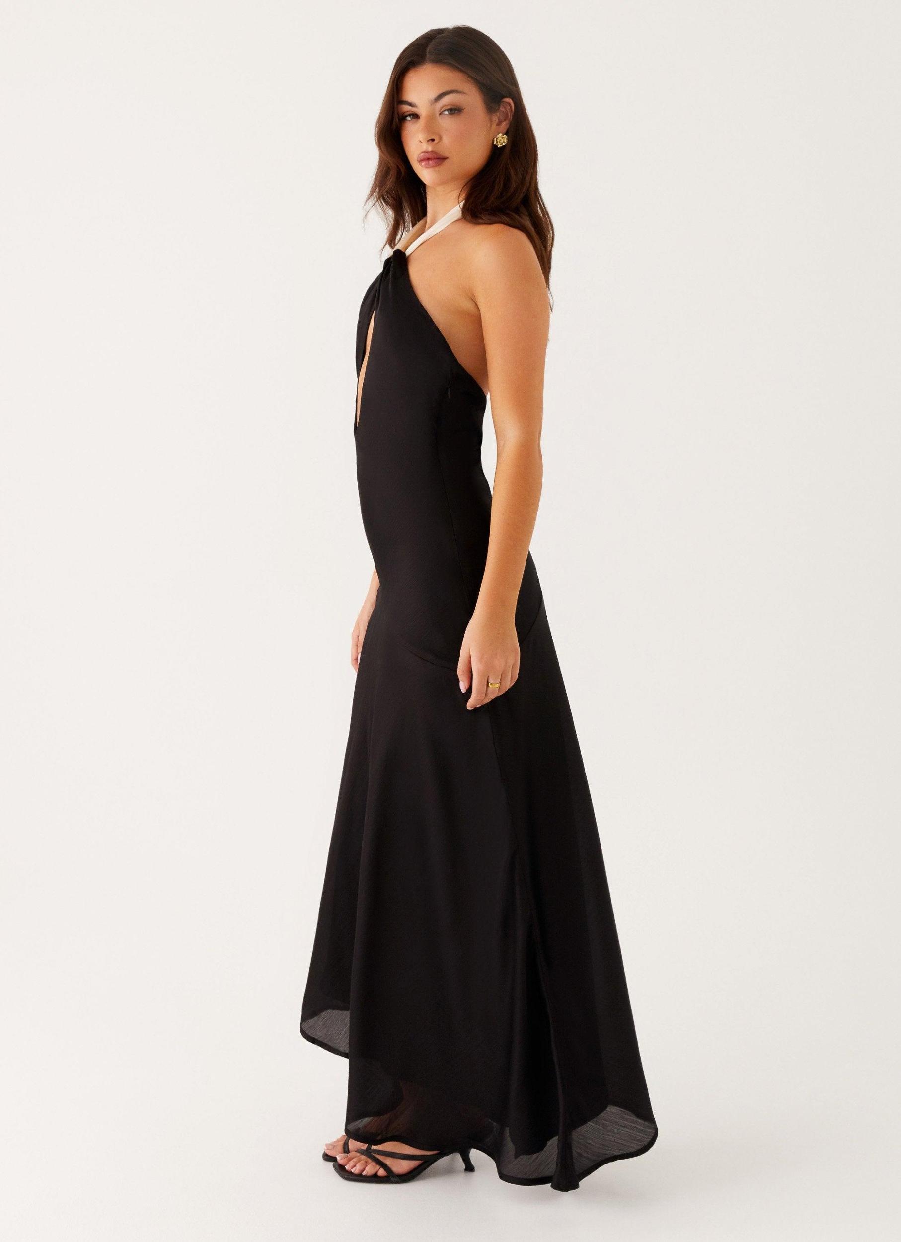 Night Owl Maxi Dress - Black Product Image